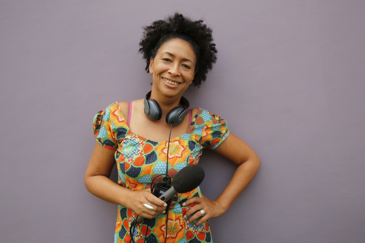 Valerie Bony, 48, a BBC journalist, poses for a photograph in Abidjan, Ivory Coast, 5 March 2016