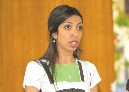 Journalist Nazeeha Saeed, who was tortured in 2011.