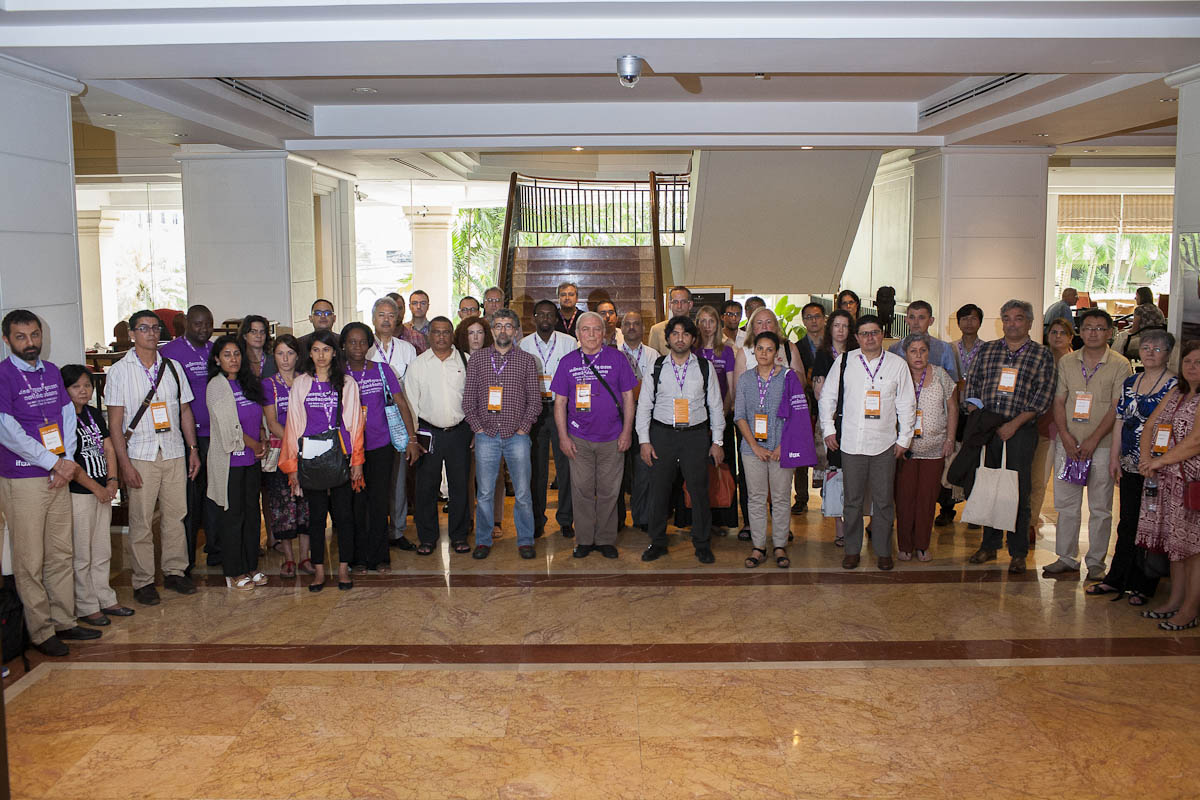 Participants at the IFEX strategy conference in June 2013 stood still for Turkey in support of IFEX's members in Turkey