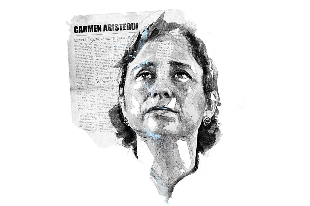 Illustration of Carmen Aristegui