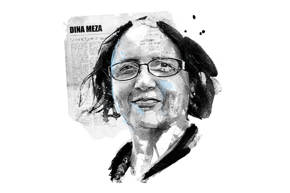 Illustration of Dina Meza