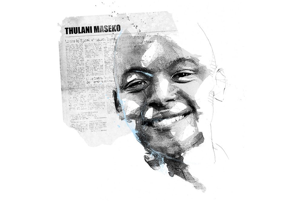 Illustration of Thulani Maseko