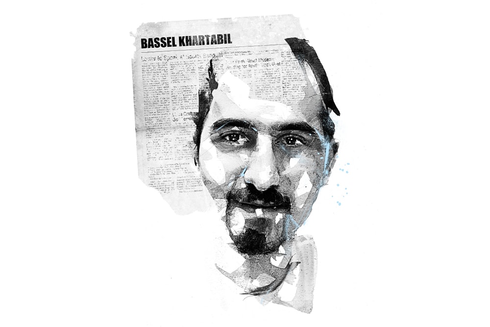 Illustration of Basel Khartabil