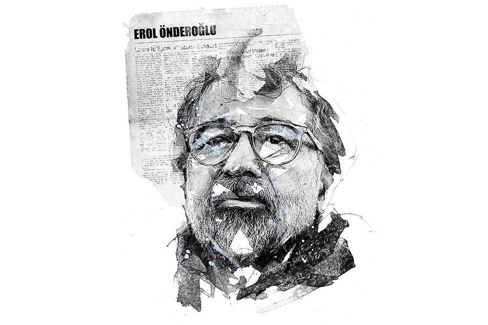 Illustration of Erol Önderoglu