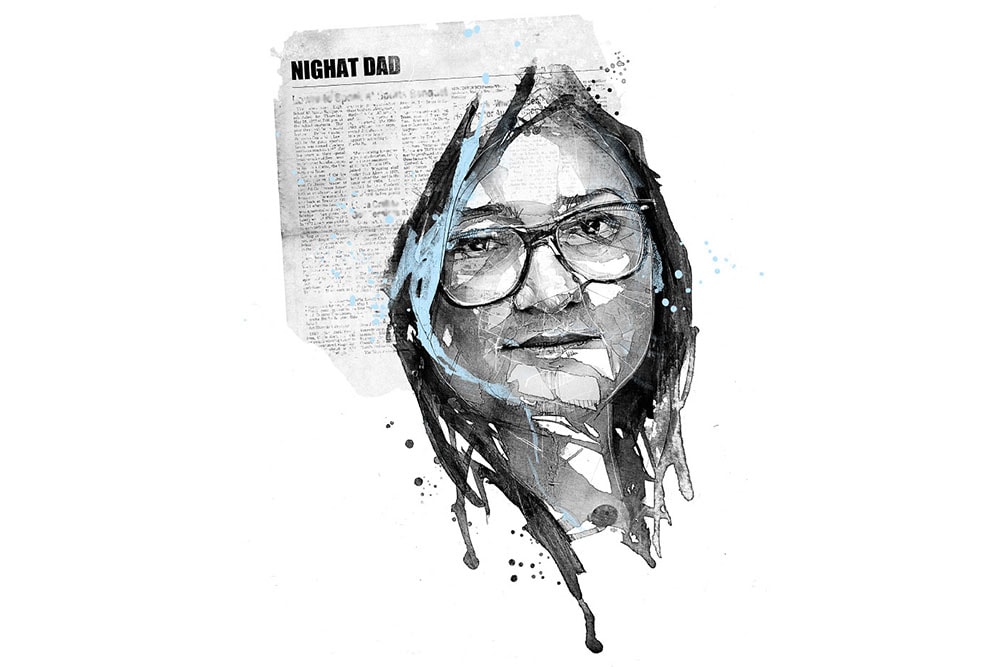 Illustration of Nighat Dad