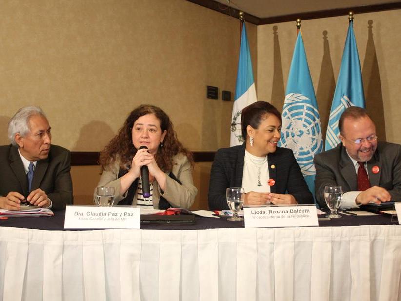 National and international officials make comments on the first regional impunity report by the IFEX-ALC, CERIGUA