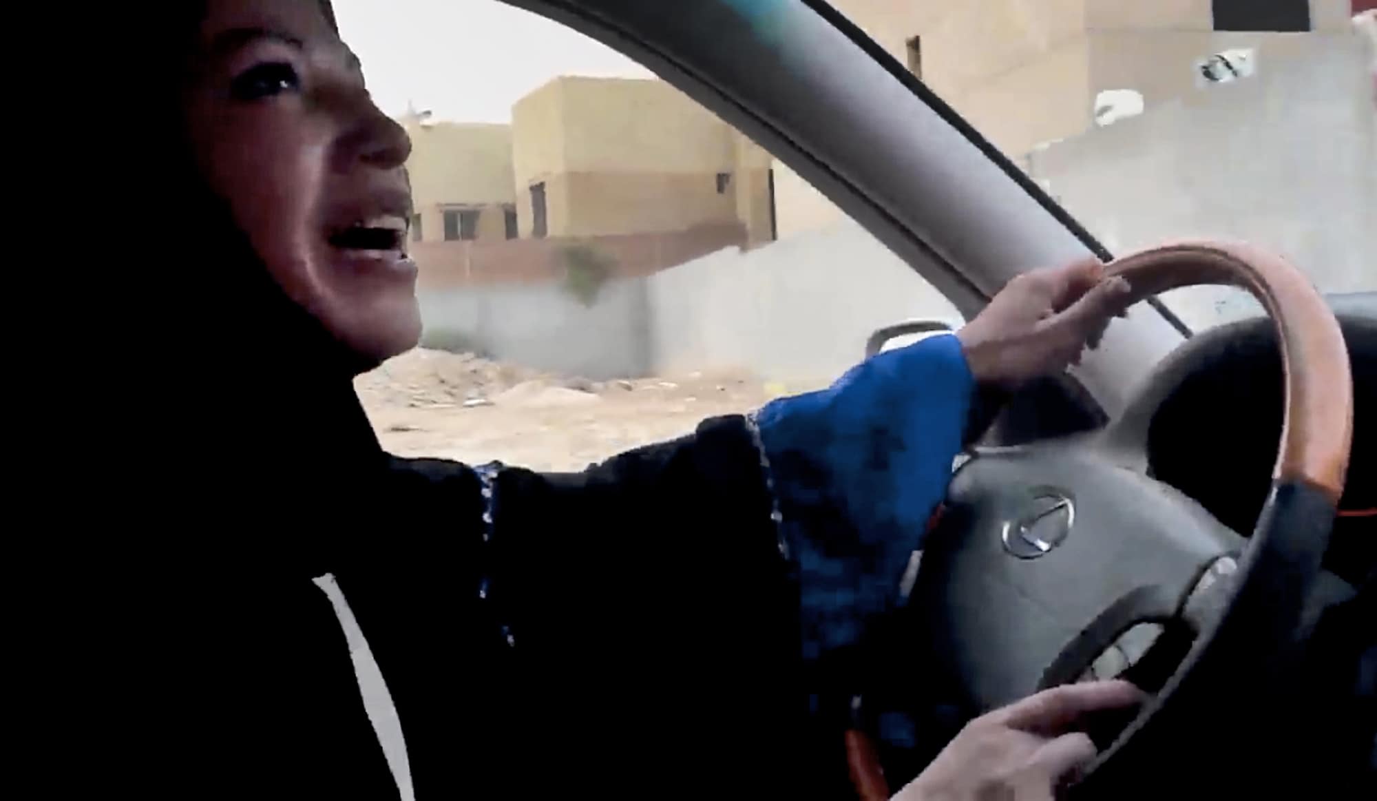 In this file image made from a Change.org video, a Saudi woman drives a car as part of a previous campaign to defy Saudi Arabia's ban on women driving, (AP/Change.org, 17 June 2011 File)