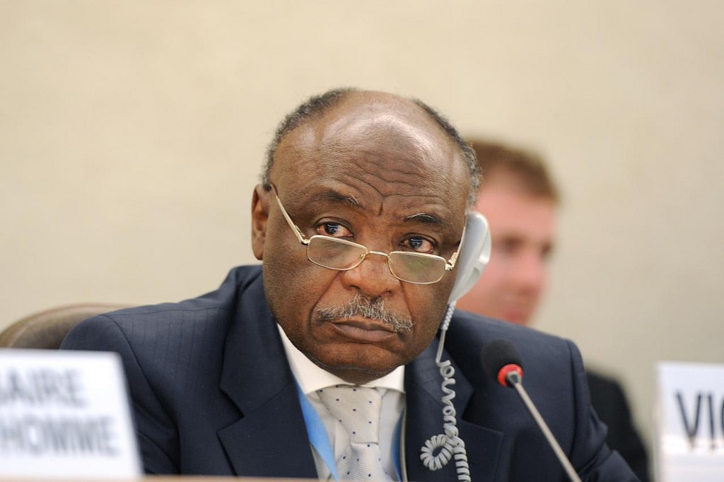 Anatole Nkou, Ambassador of Cameroon, recently stated that a murdered human rights defender was killed because of his "personal life.", Violaine Martin/UN Photo Geneva/Flickr