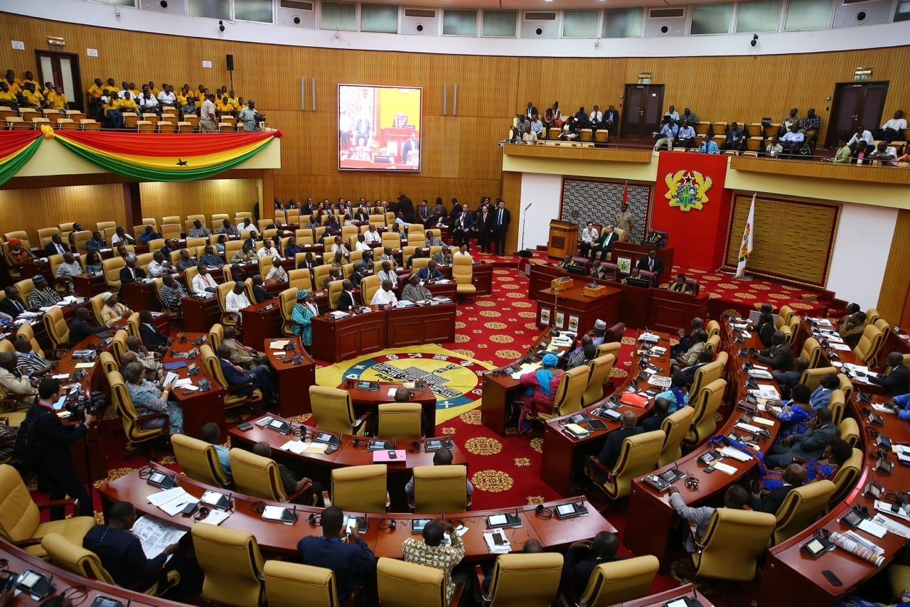 A general view of the Parliament of Ghana during Turkish President Recep Tayyip Erdogan's visit, in the capital Accra, 1 March 2016, Okan Ozer/Anadolu Agency/Getty Images