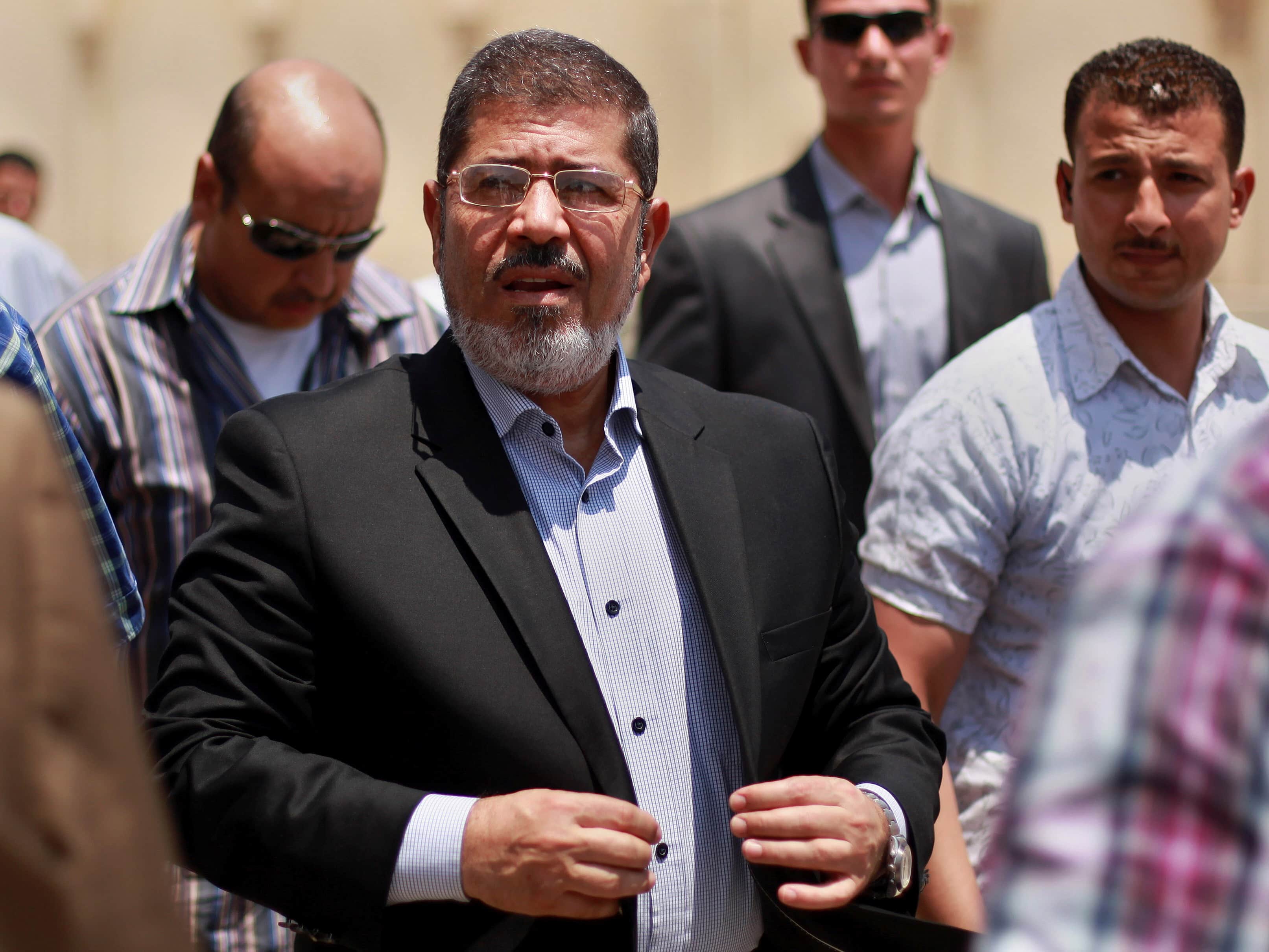 Egyptian President Mohamed Morsi created a fact-finding committee to investigate police and military abuses against protesters from January 2011 to June 2012, REUTERS/Suhaib Salem