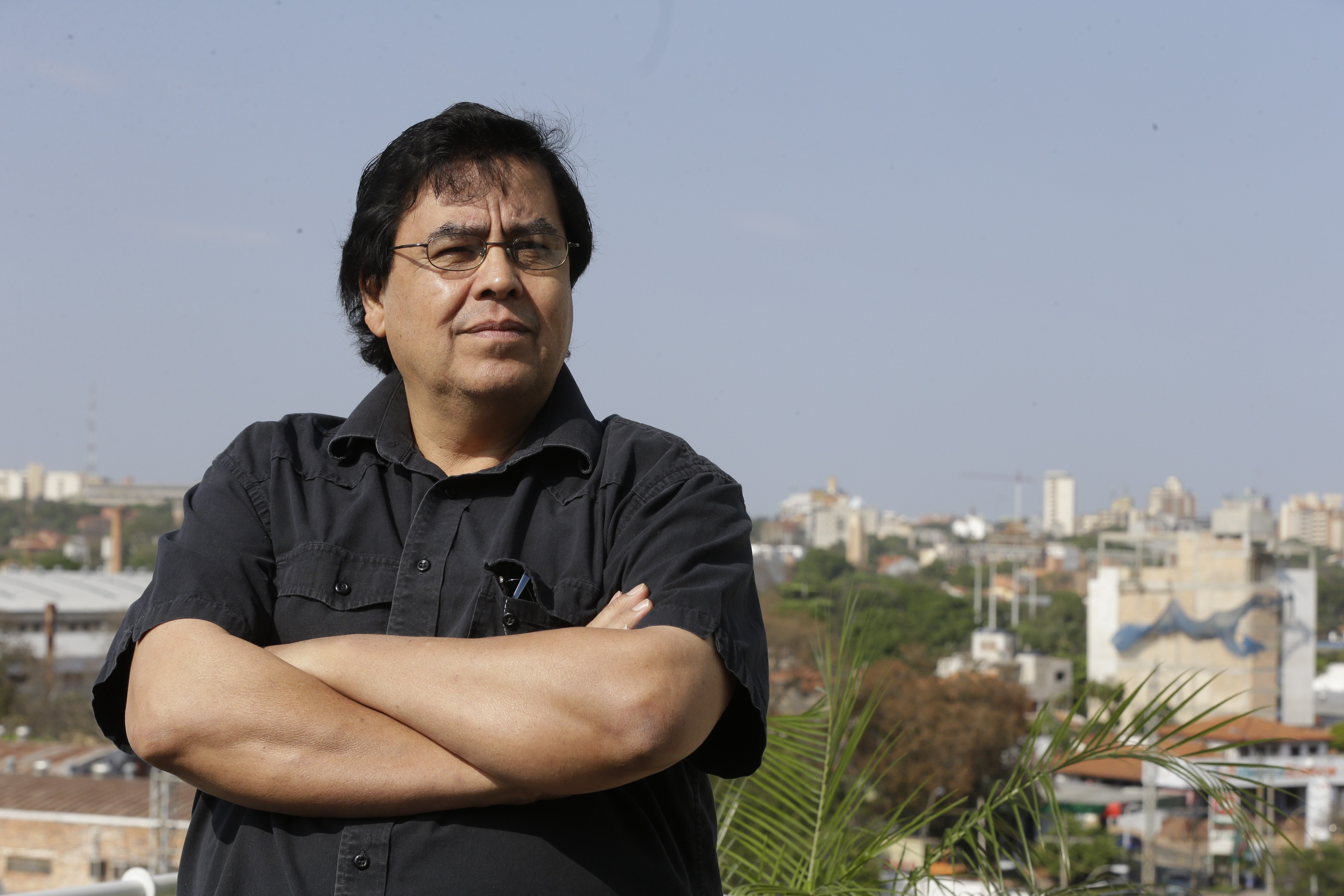 Candido Figueredo, border-beat reporter for the Paraguayan newspaper ABC Color, AP Photo/Jorge Saenz