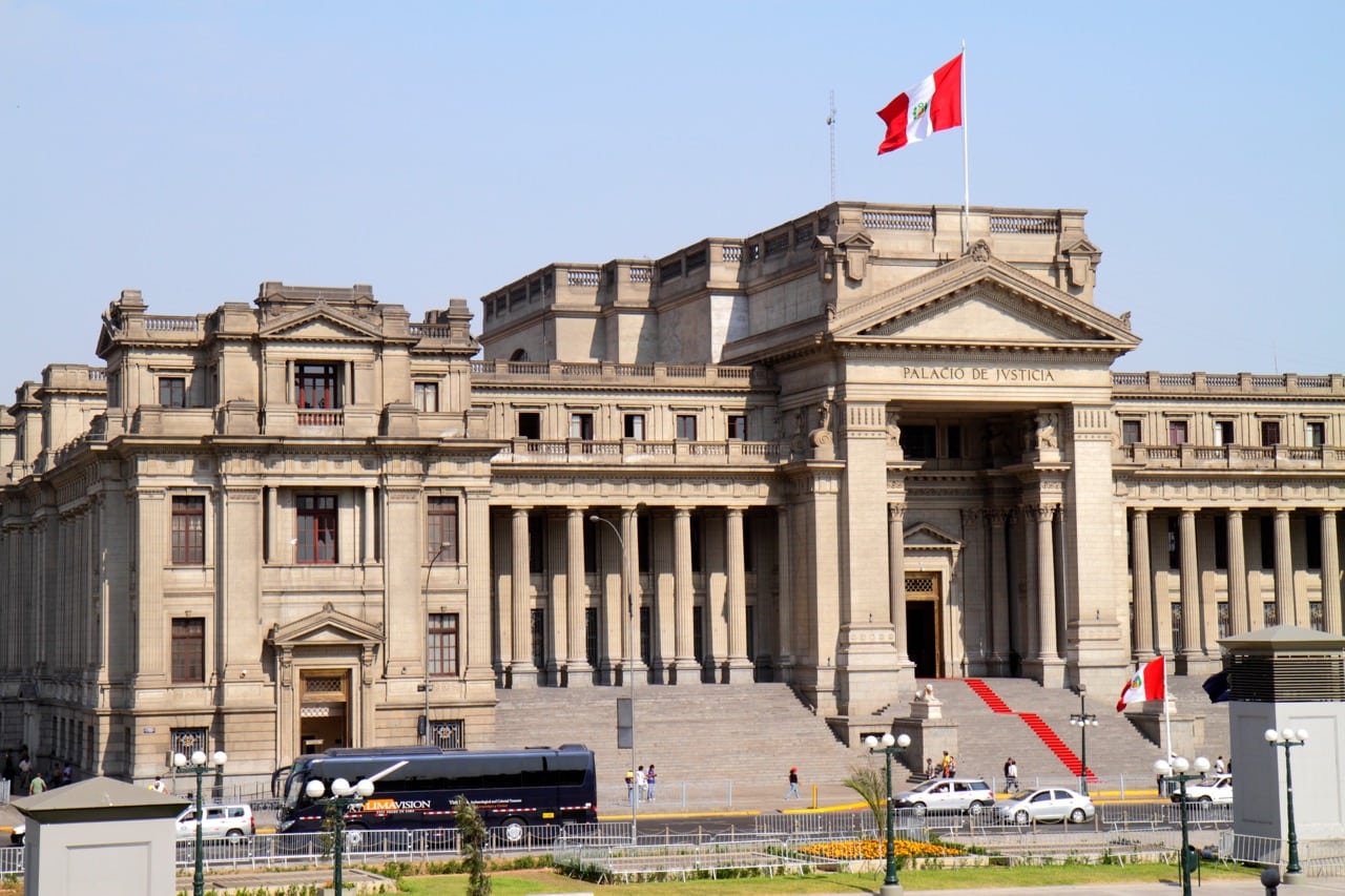 Palace of Justice, Supreme Court, Real Plaza, in Lima, Peru, 15 January 2012, Jeffrey Greenberg/UIG via Getty Images