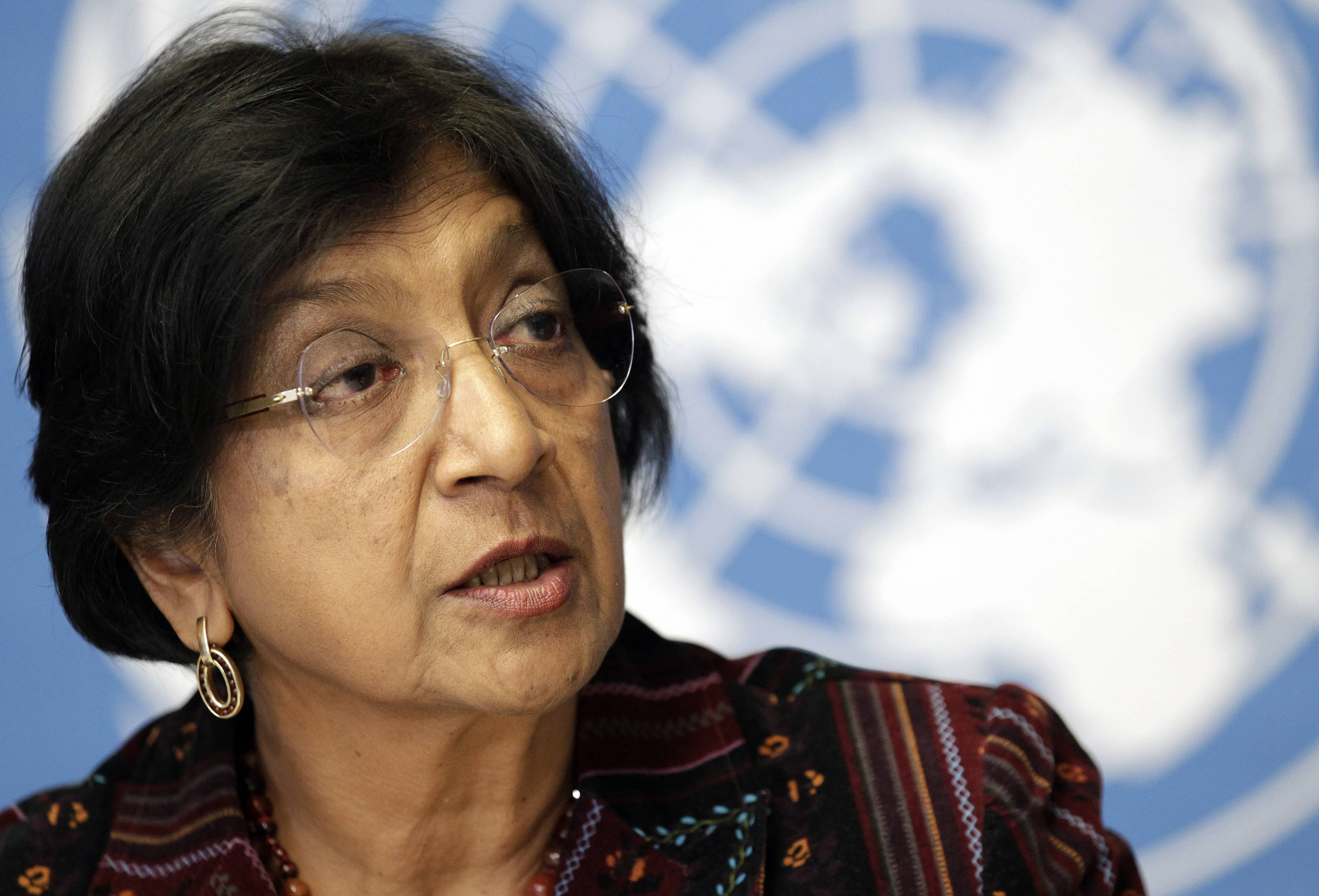 U.N. High Commissioner for Human Rights Navi Pillay , REUTERS/Denis Balibouse