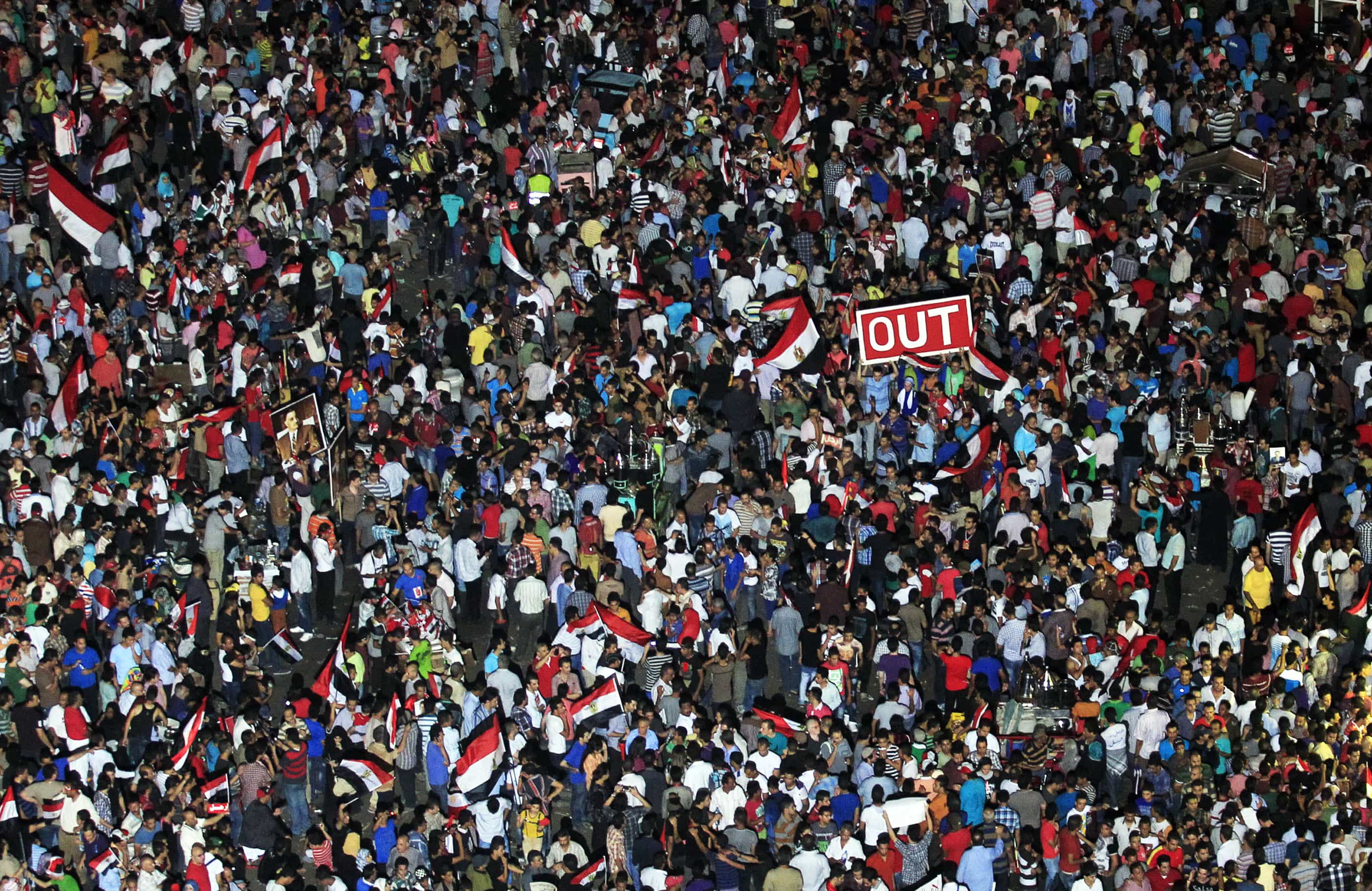 The government is directing satellite channels to curb their coverage of the massive protests gripping the country, REUTERS/Mohamed Abd El Ghany