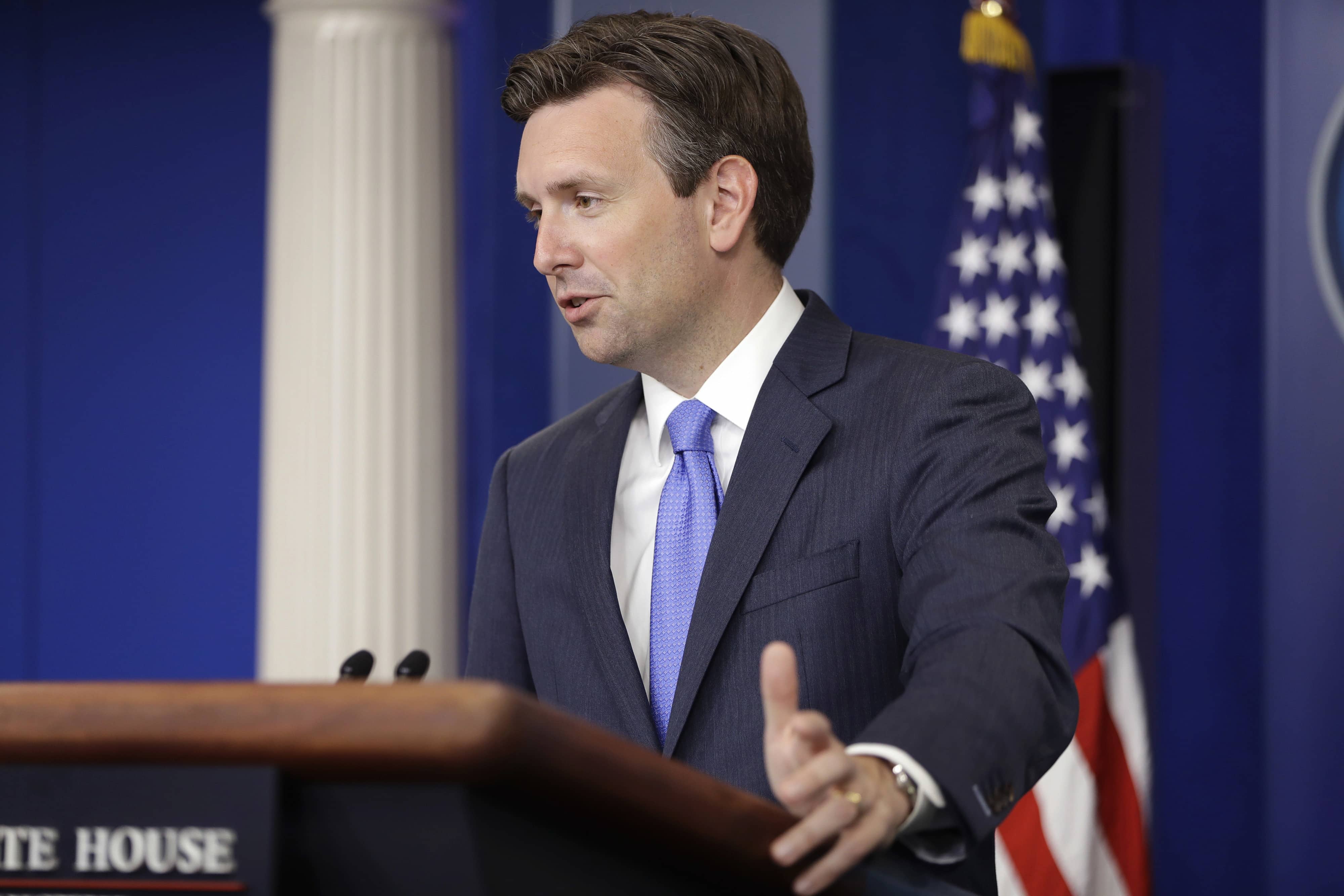 White House press secretary Josh Earnest , AP Photo/Jacquelyn Martin