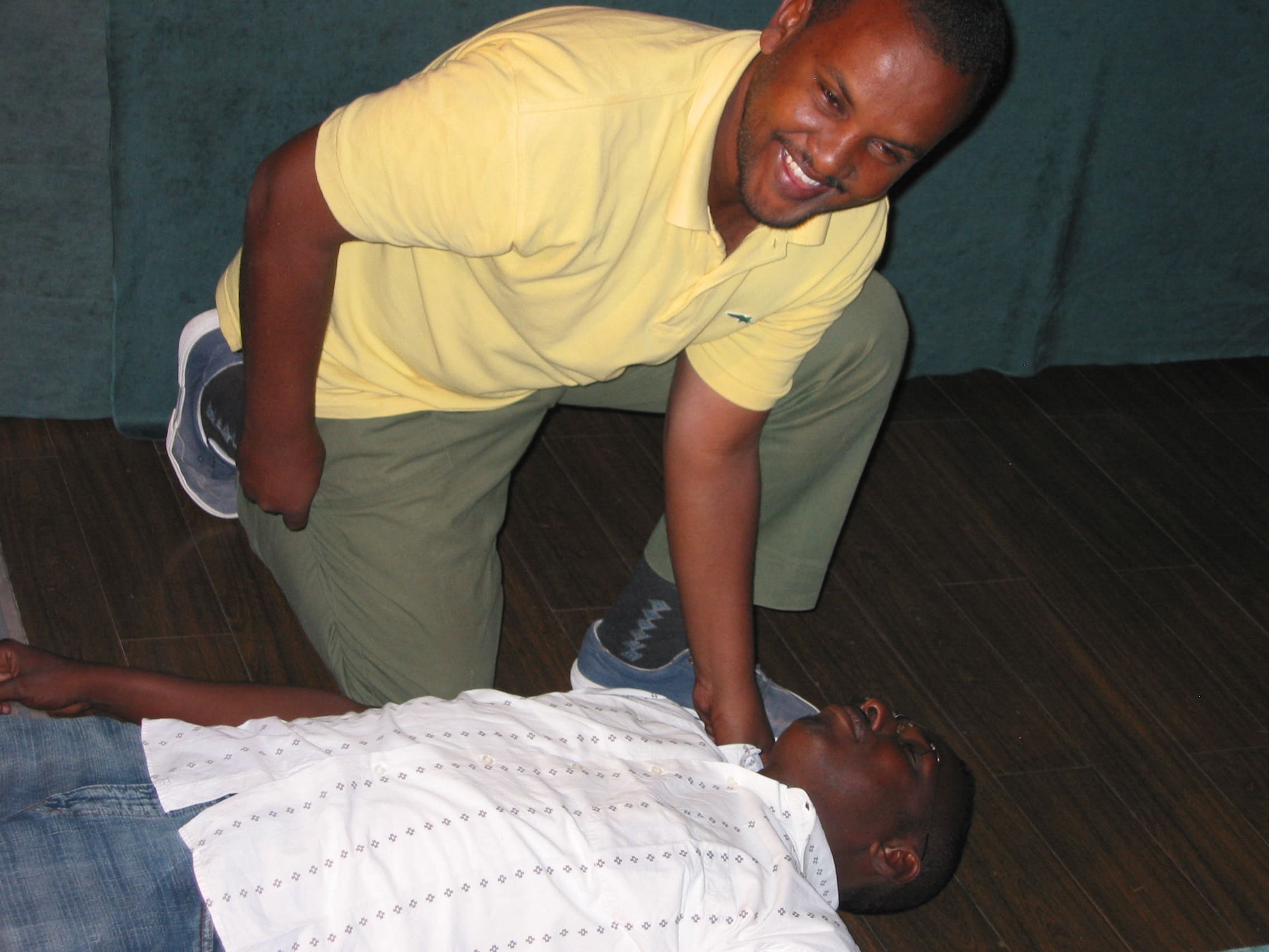 Abdifatah Jama Mire at a training session for journalists, NUSOJ