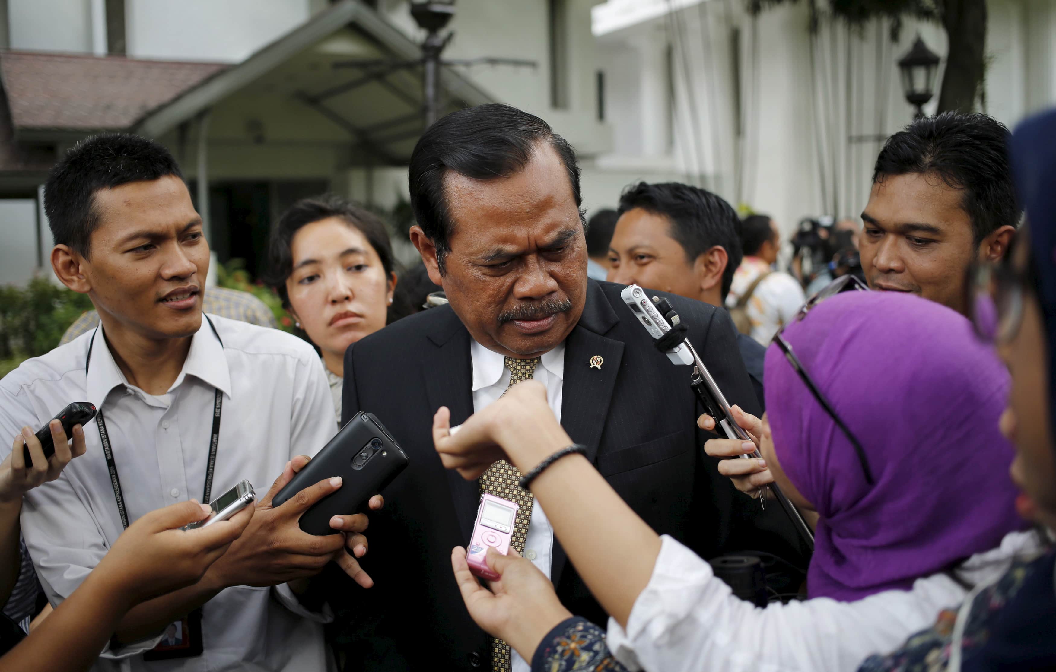 ndonesia's Attorney General Muhammad Prasetyo speaks to journalists at the Presidential Palace in Jakarta, 28 April 2015, REUTERS/Darren Whiteside