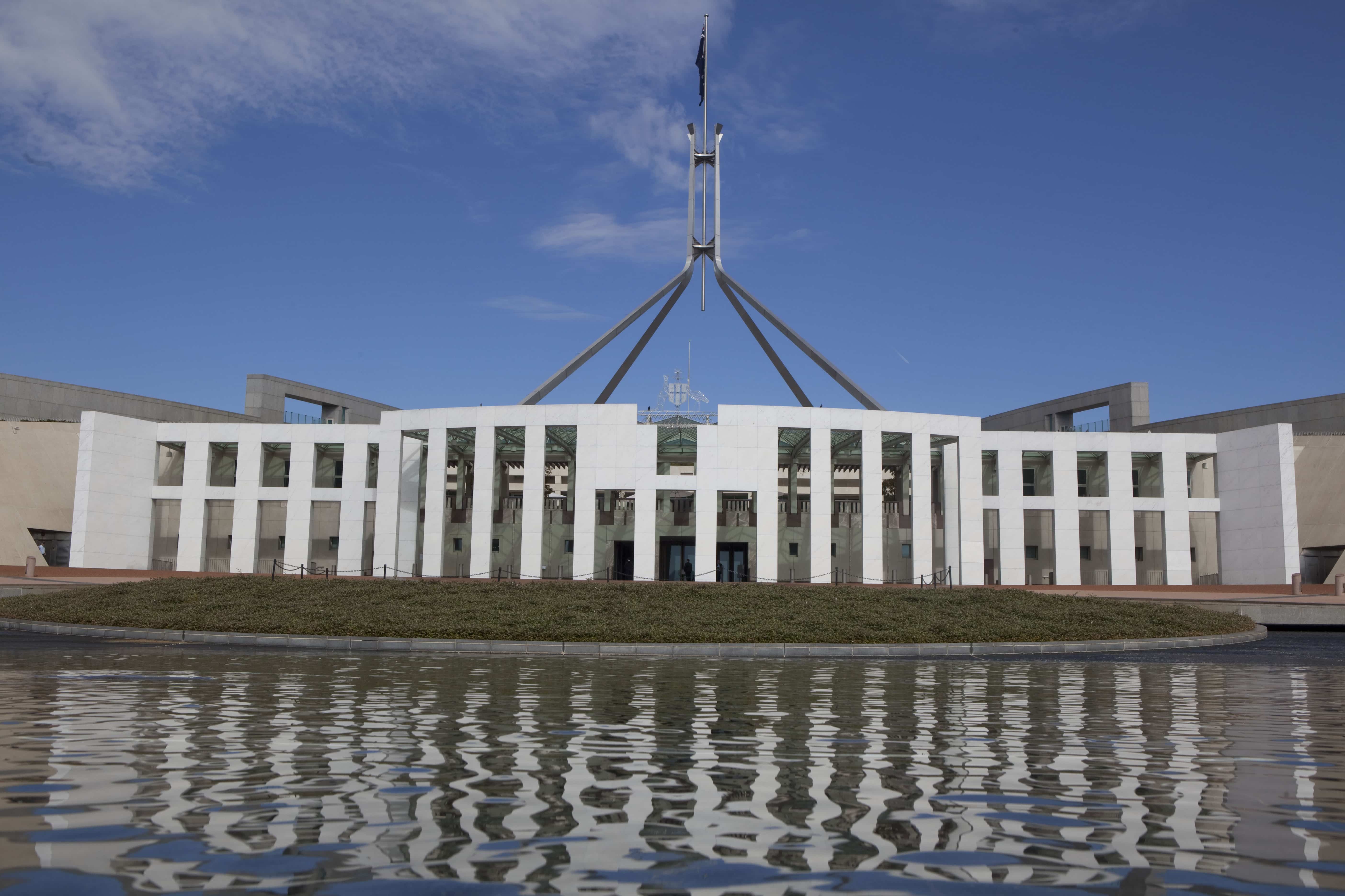 Australia's Federal Parliament in Canberra pictured in May 2012, REUTERS/Andrew Taylor