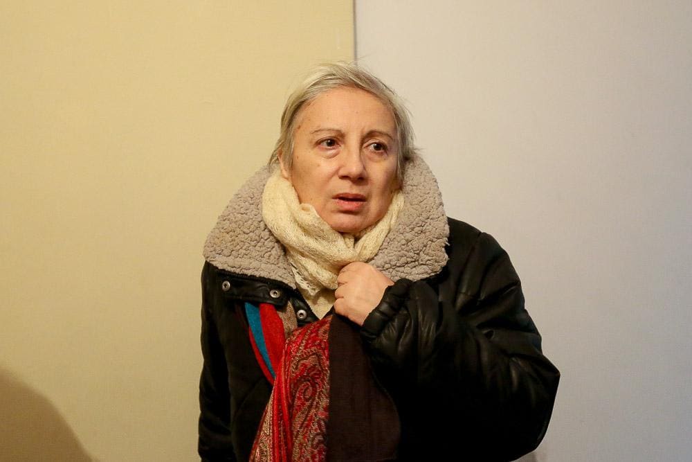 Leyla Yunus returning to her house, 9 December 2015, Aziz Karimov: https://www.instagram.com/azizkarimov/