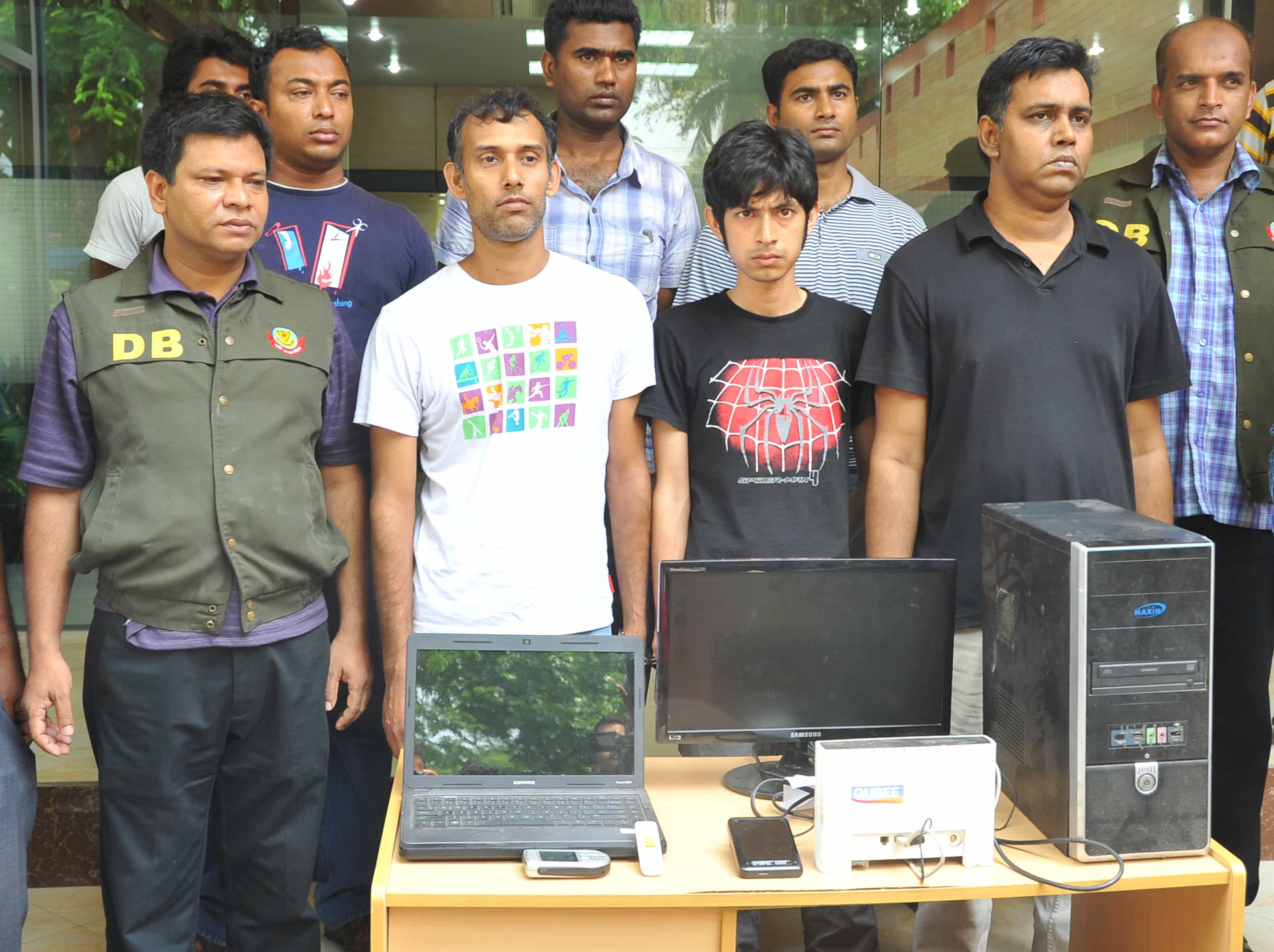 Police arrested bloggers Moshiur Rahman Biblop, Rasel Parvez, and Subrata Shuvo, in connection with their alleged anti-Islamic blogging online, Demotix/Rehman Asad