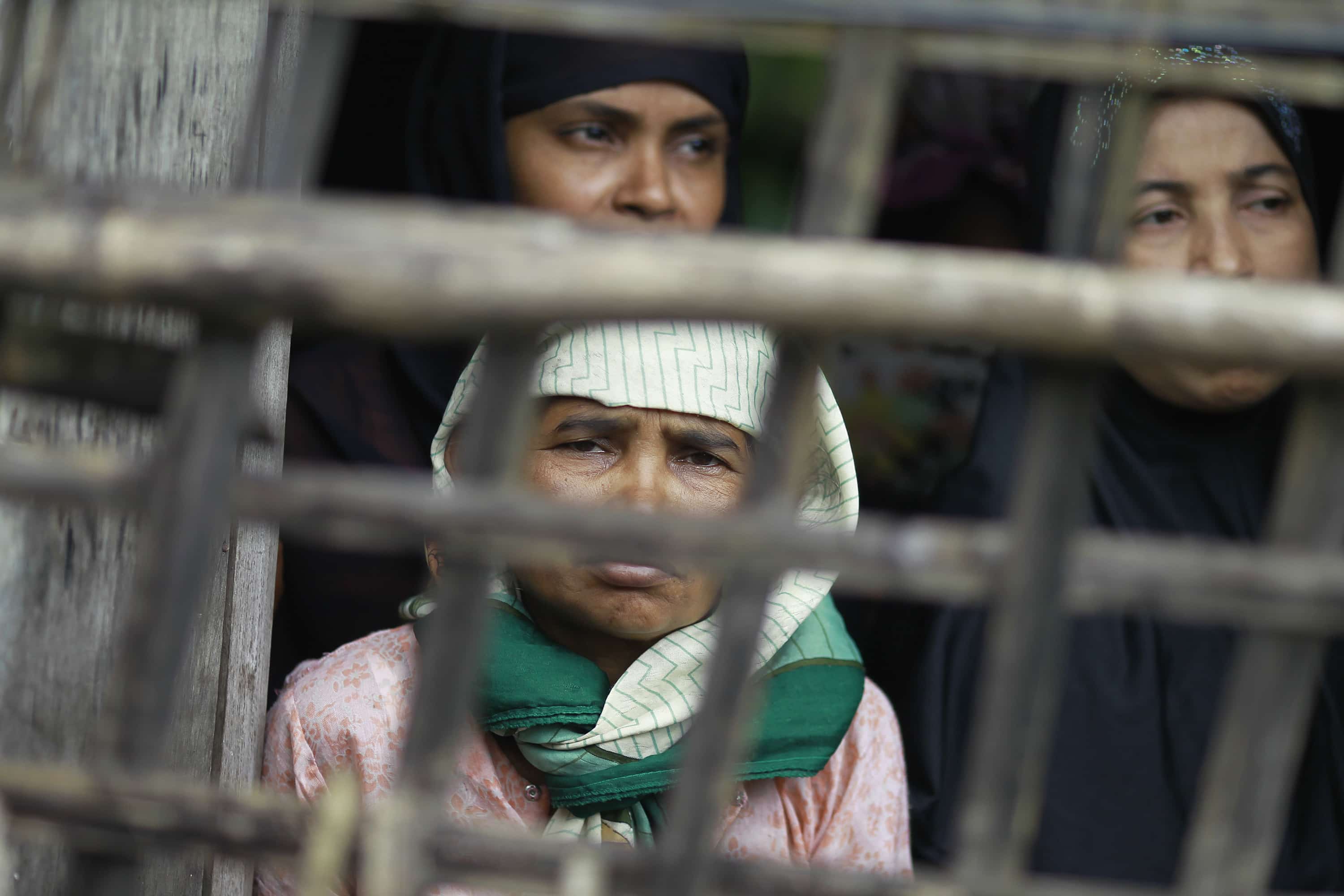 In 2013, HRW expressed concern over the plight of minority groups such as the Rohingya Muslim community in Burma, pictured in this August 2013 photo after a lockdown on their quarter in the city of Sittwe, REUTERS/Soe Zeya Tun