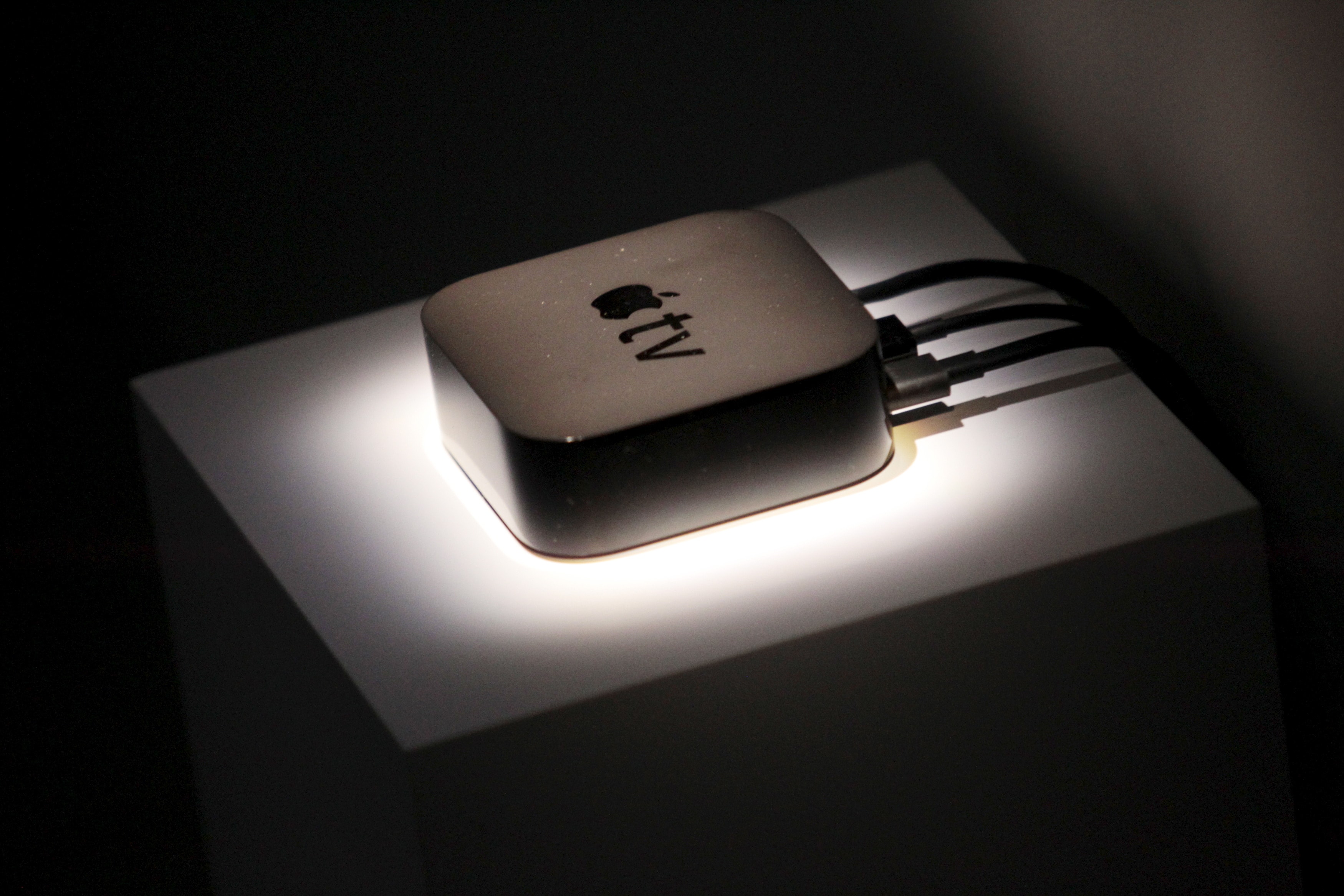 Apple TV is displayed during an Apple media event in San Francisco, California, 9 September 2015, REUTERS/Beck Diefenbach