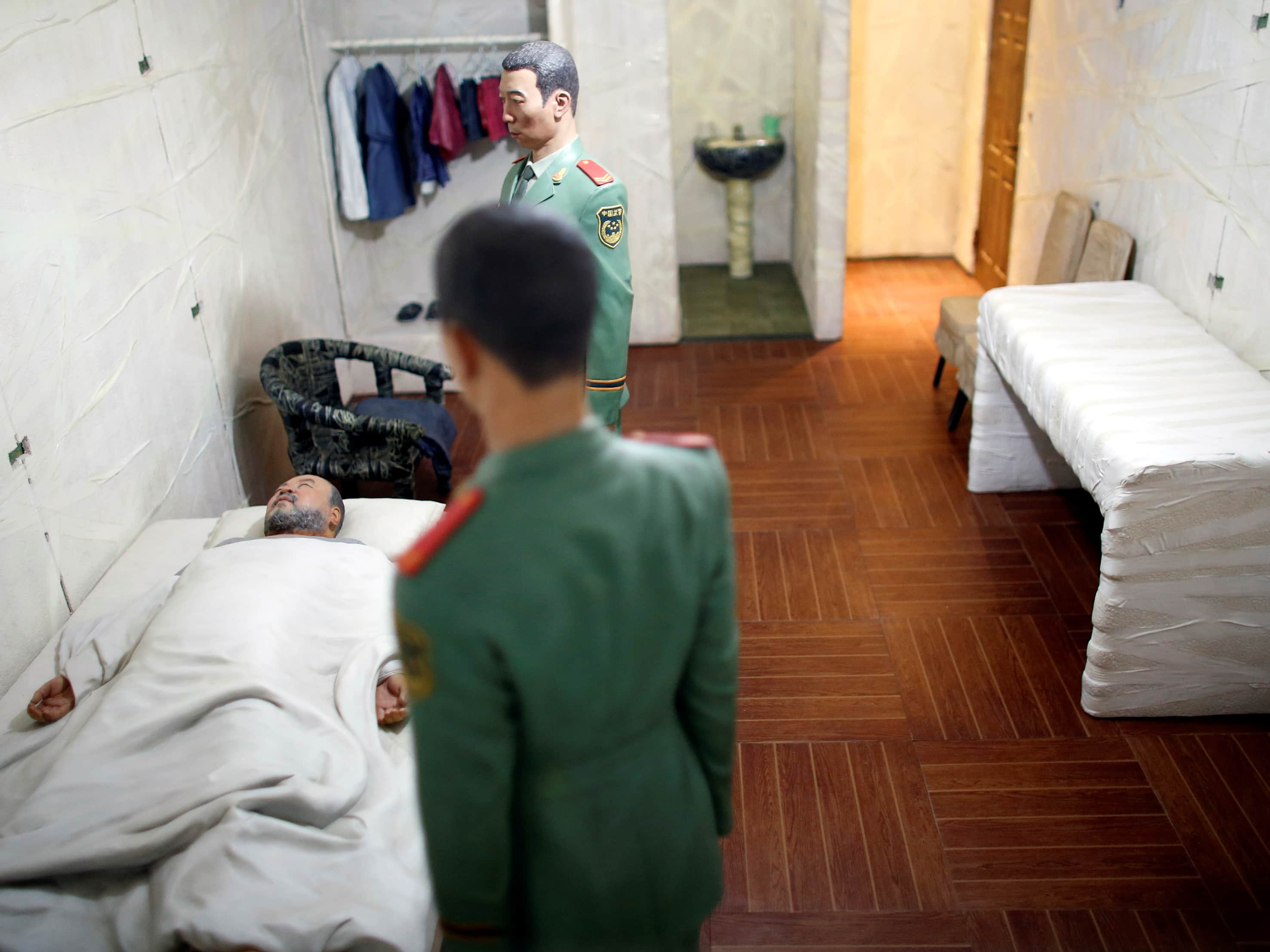 A view of an installation by Chinese artist Ai Weiwei exhibited during the 55th La Biennale of Venice, 28 May 2013; the exhibition, which lasted until 15 September, consisted of various installations depicting the artist's 81-day detention in 2011, REUTERS/Stefano Rellandini