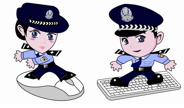 China's cartoon police officers, Chacha and Jingjing, who appear when users attempt to visit censored sites, Index on Censorship