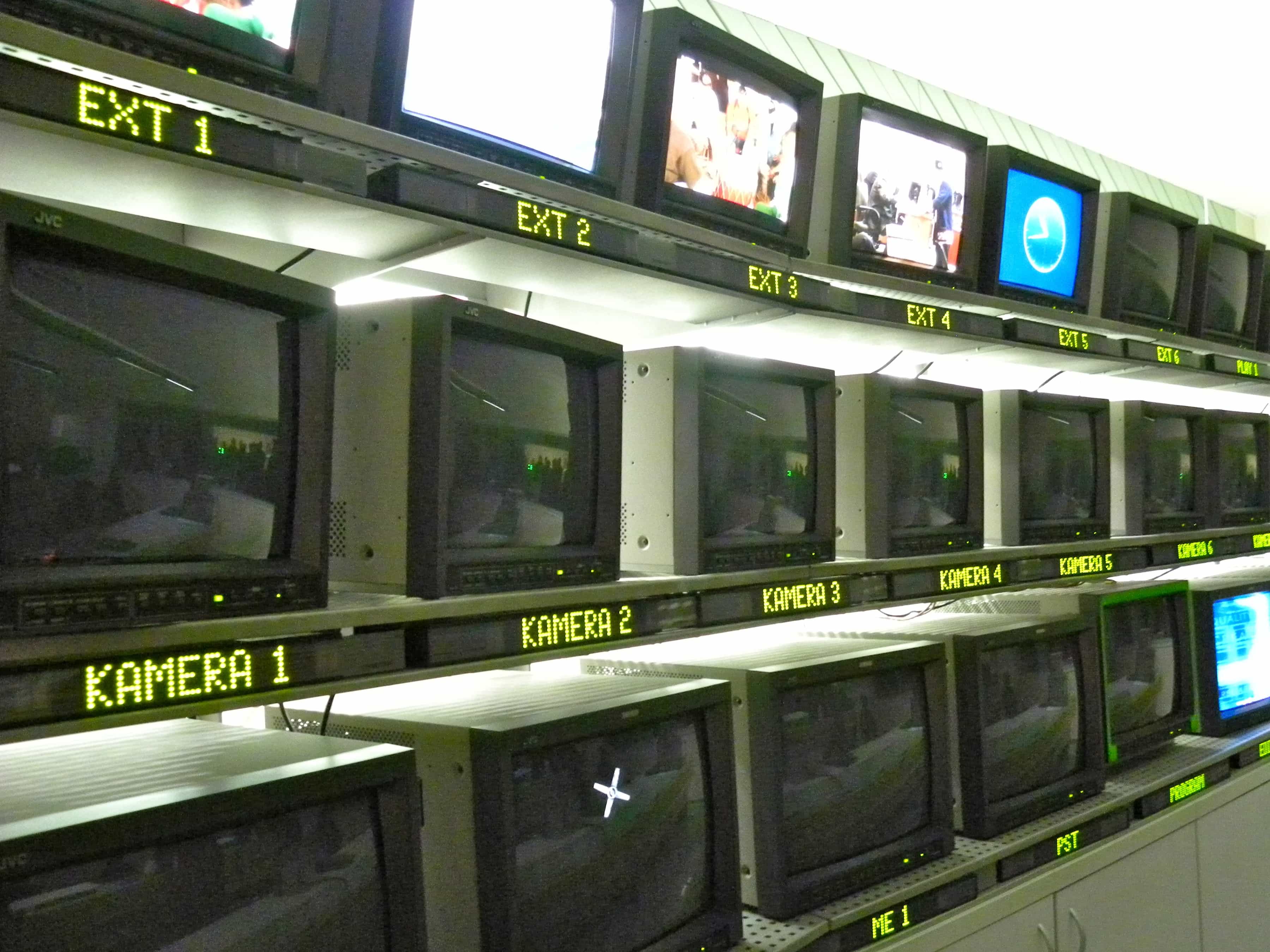 A control room at HRT (Hrvatska radiotelevizija) in Croatia, 26 October 2011, Jason Paris/Flickr/Creative Commons license http://bit.ly/1e8oZvb