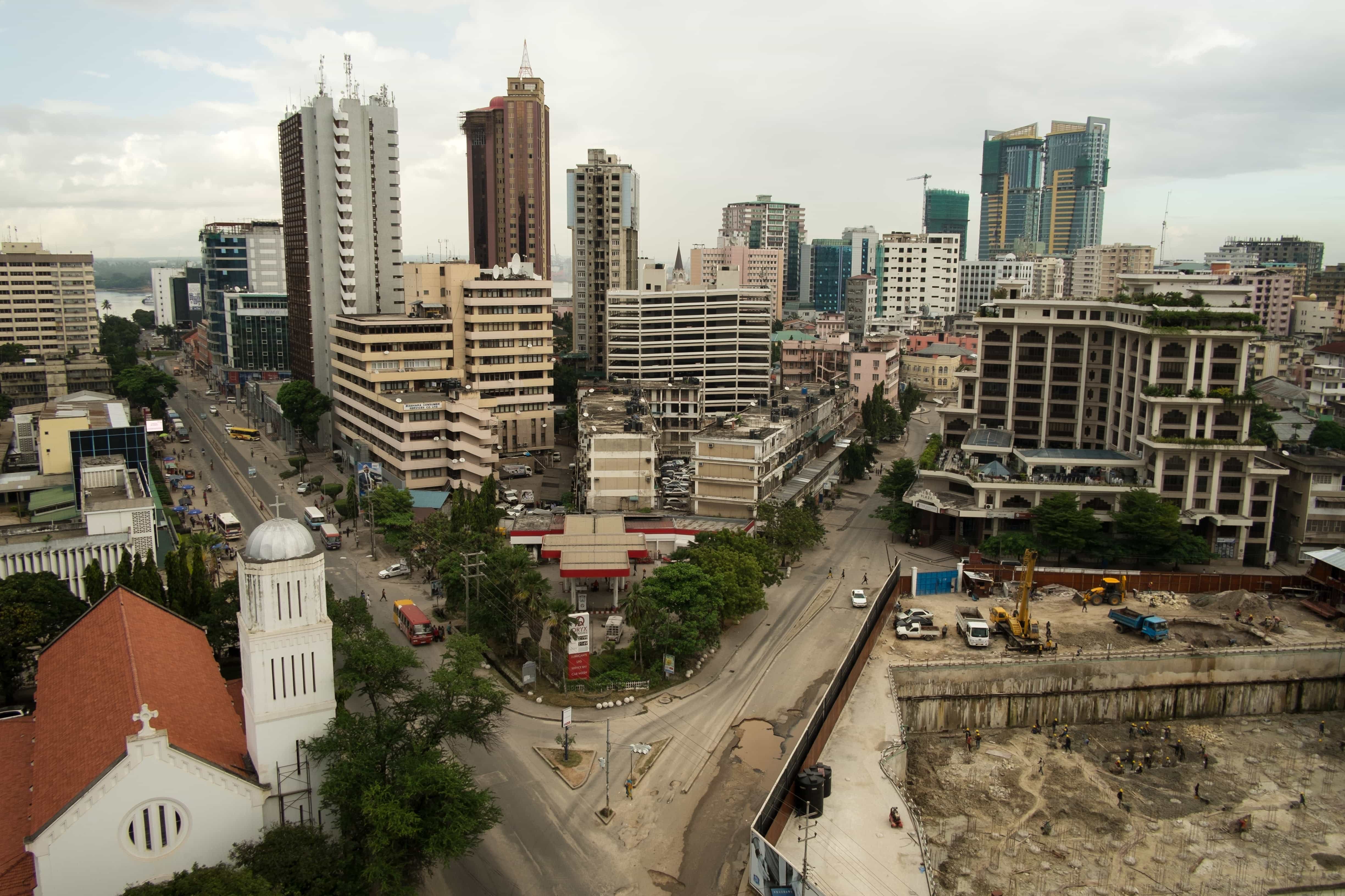 View of central Dar es Salaam, Tanzania, Daniel Hayduk/AFP/Getty Images