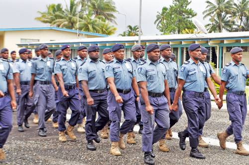 Fiji police on parade - and under fire for attack on market seller, Pacific Freedom Forum