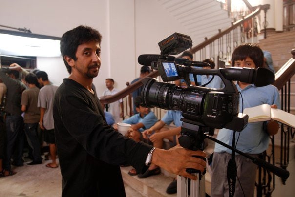 Ashvin Kumar shooting in the Doon School, India for his film "Dazed in Doon" (2010), Max Fullerton/Wikipedia