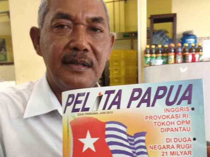 Fidelis Jeminta, chief editor of "Pelita Papua" magazine, said police action would again deter freedom of the press in West Papua, Katarina Lita / PortalKBR / PFF