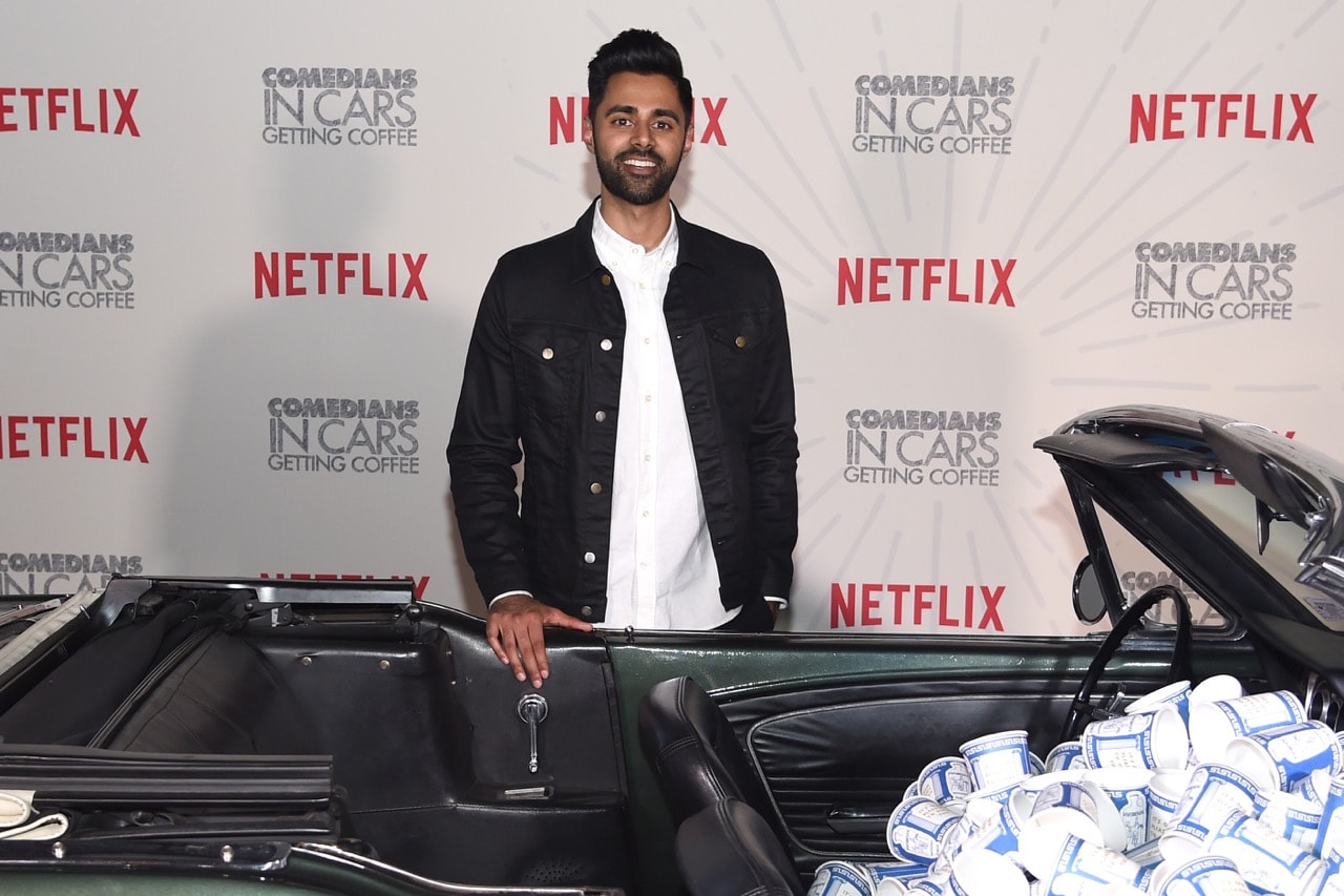 Comedian Hasan Minhaj attends a Comedians in Cars Getting Coffee event in New York City, 25 June 2018, Dimitrios Kambouris/Getty Images for Netflix