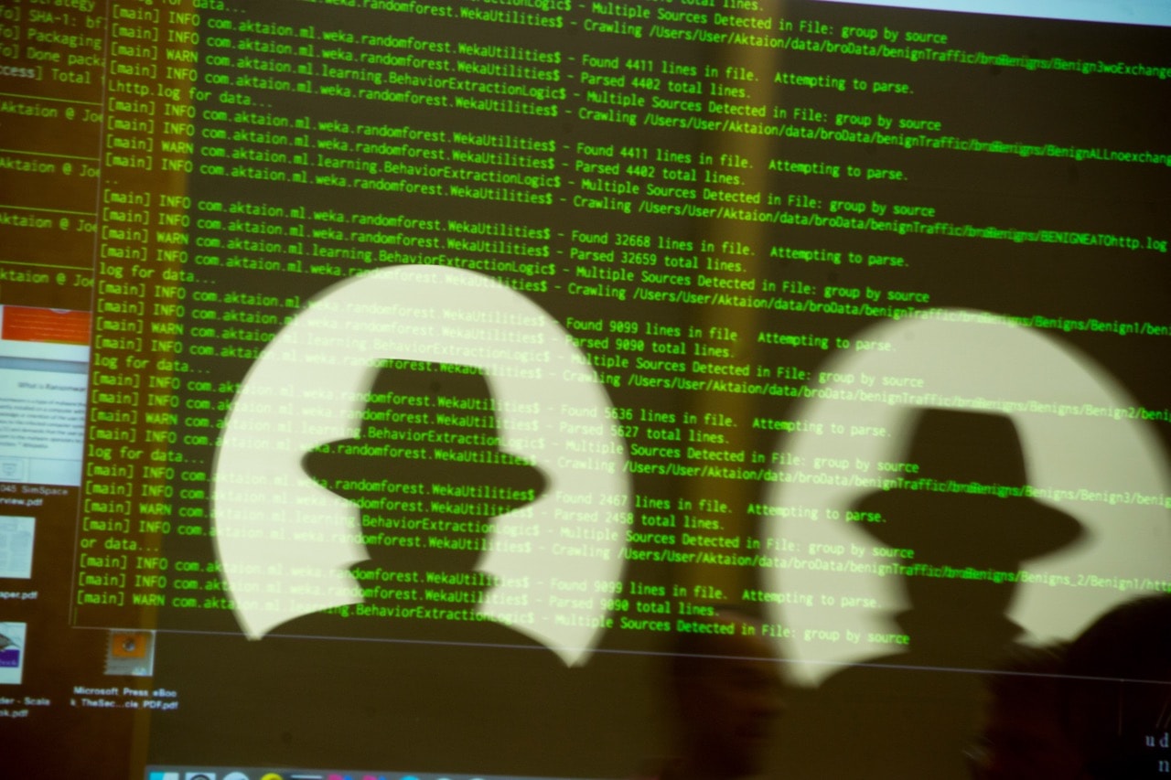 Code is displayed during the Black Hat cybersecurity conference in Las Vegas, US, 3 August 2016, Ann Hermes/The Christian Science Monitor via Getty Images