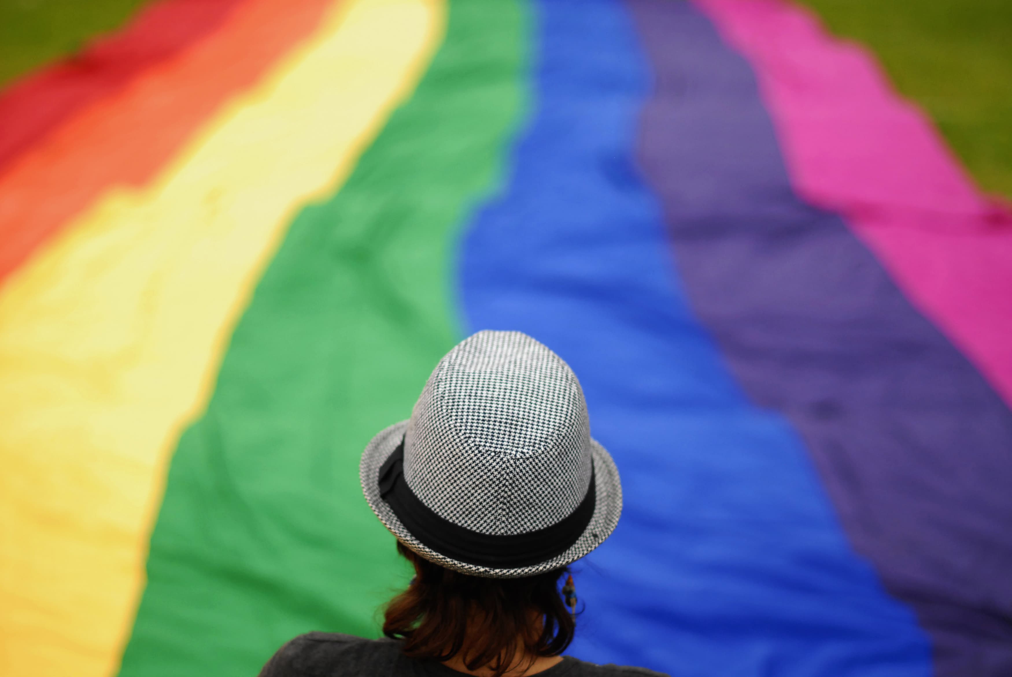 A transgender person is seen during a rally to demand an investigation of homophobic crimes in San Salvador, 19 May 2012, REUTERS/Ulises Rodriguez