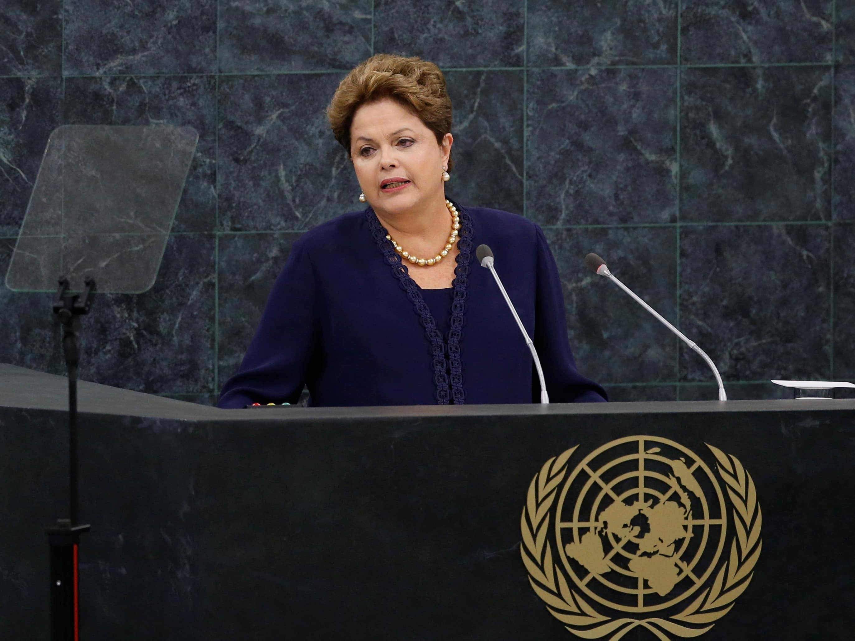 Brazil's President Dilma Rousseff has proposed data localisation for Brazil; her efforts to protect Brazilians from NSA spying reflect broader concerns, REUTERS/Mike Segar