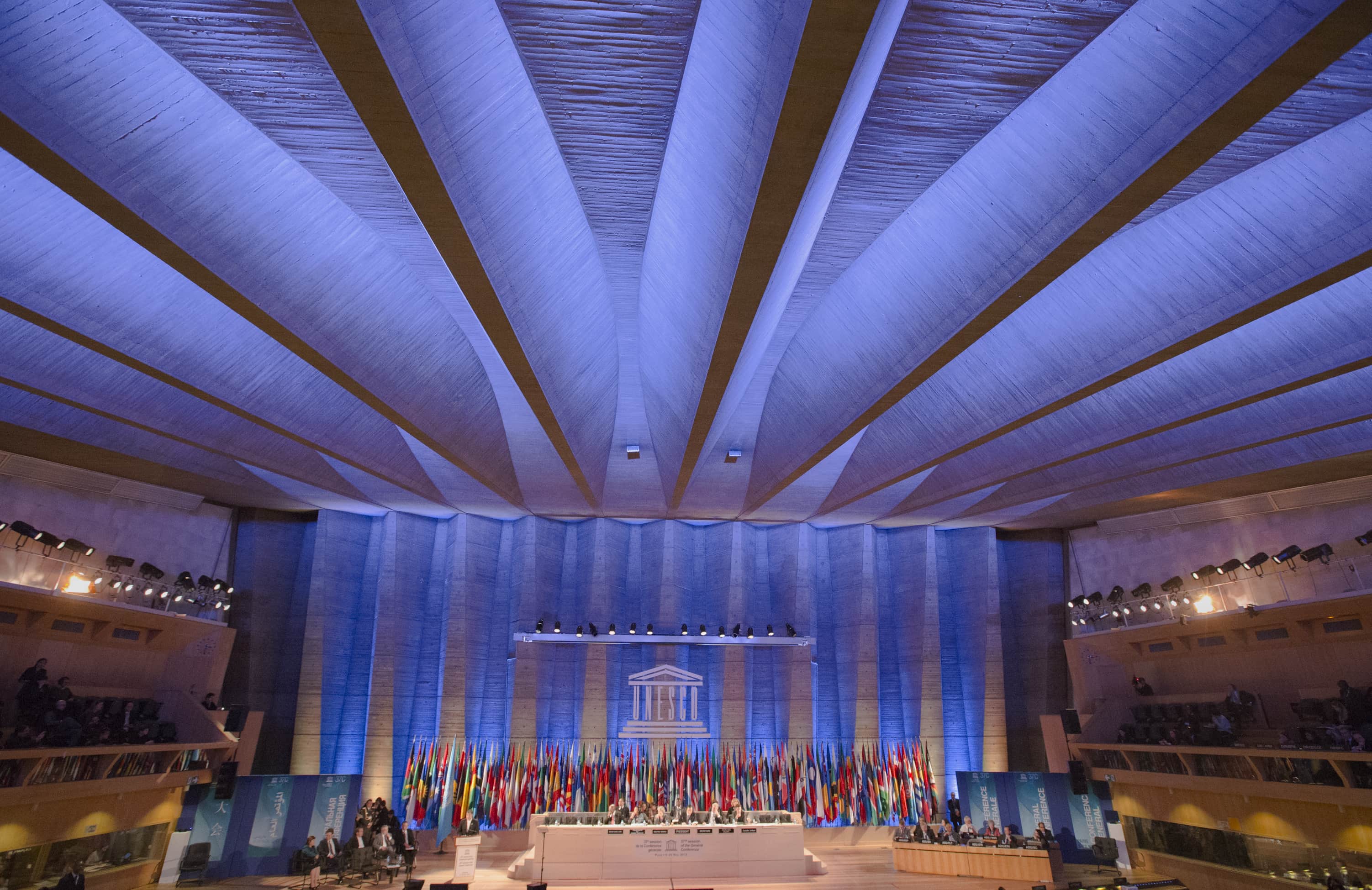 A general view of the assembly of the 37th session of the General Conference of UNESCO, in Paris, 7 November 2013, AP Photo/Jacques Brinon