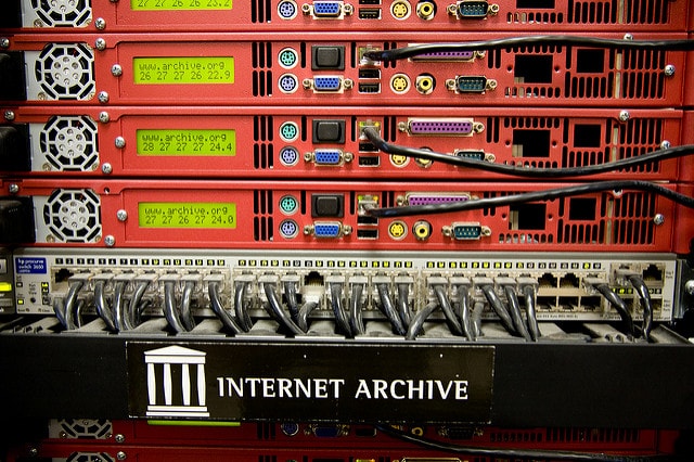 Internet Archive server, Scott Beale / Laughing Squid under CC license