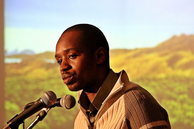 Boniface Mwangi speaks at TEDx Nairobi on 8 August 2009., Joshua Wanyama/Flickr