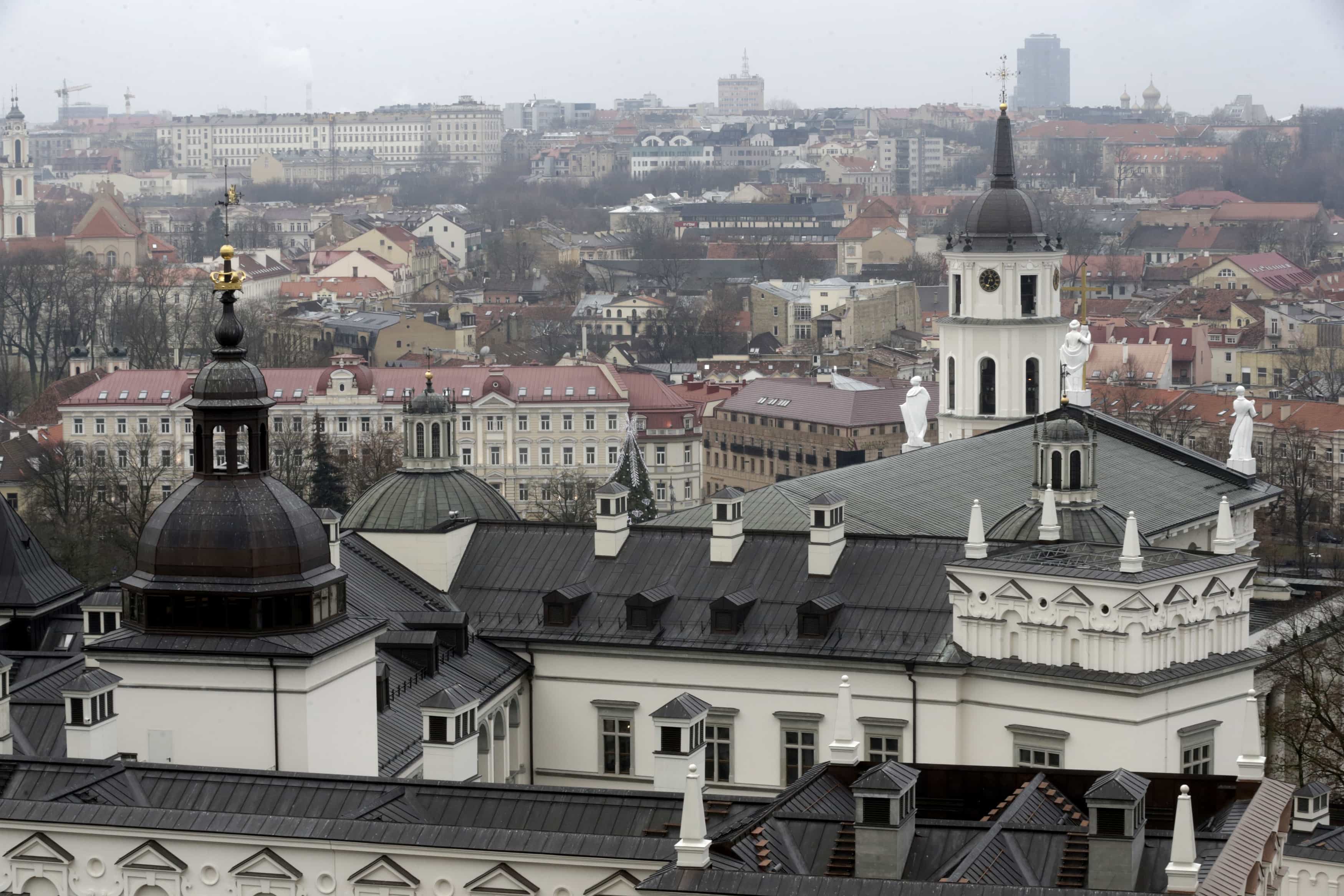 A general view of Vilnius, Lithuania, 17 December 2014 , REUTERS/Ints Kalnins