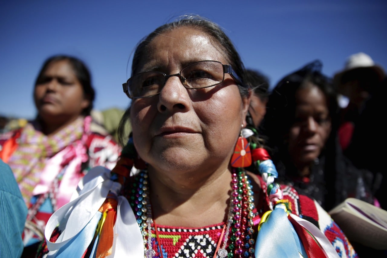 Indigenous women attend a Mass in San Cristobal de las Casas, Mexico, 15 February 2016, REUTERS/Max Rossi