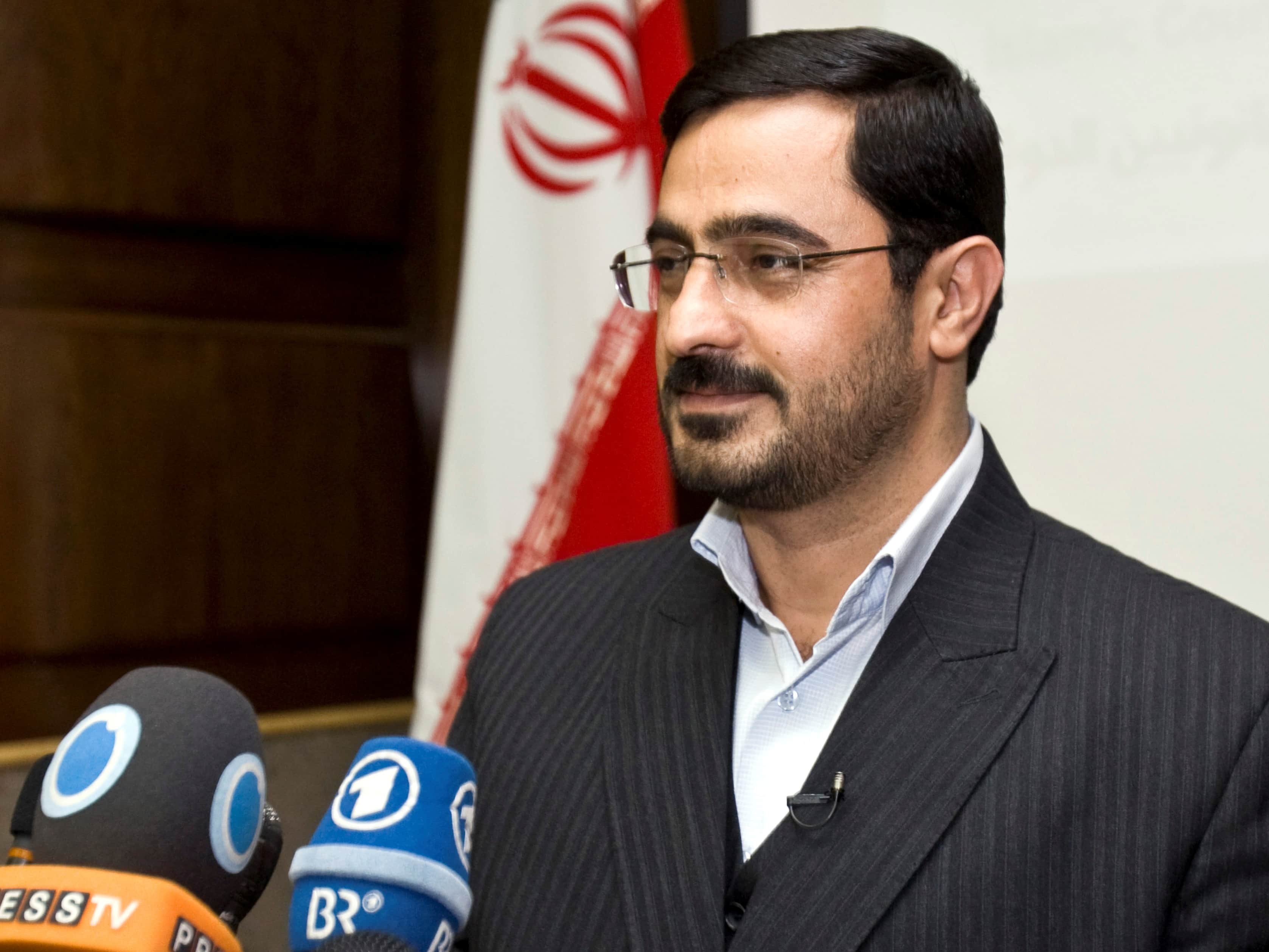 Former Tehran Prosecutor General Saeed Mortazavi attends a news conference in Tehran in this April 19, 2009 photo, REUTERS/Raheb Homavandi