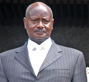 Uganda President Yoweri Museveni , MI