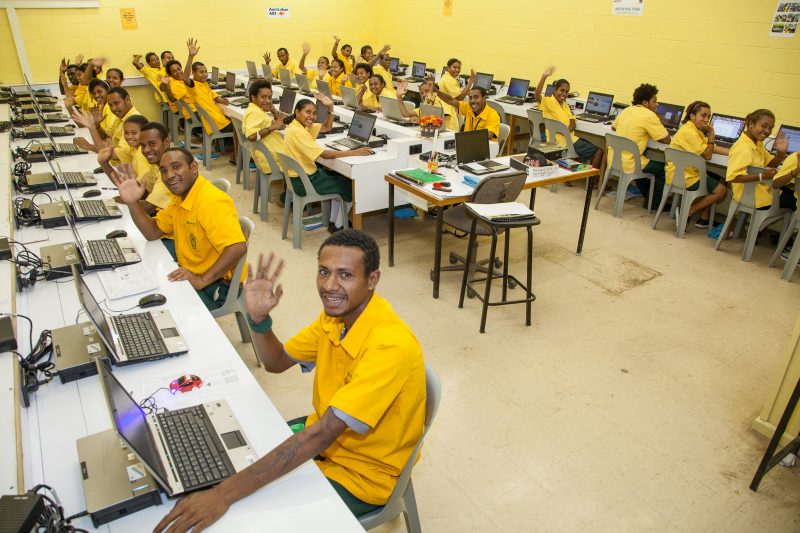 Students in IT class at the Hohola Youth Development Centre, Port Moresby, Papua New Guinea, 3 June 2013, Flickr/Australia's Department of Foreign Affairs and Trade (CC BY 2.0)