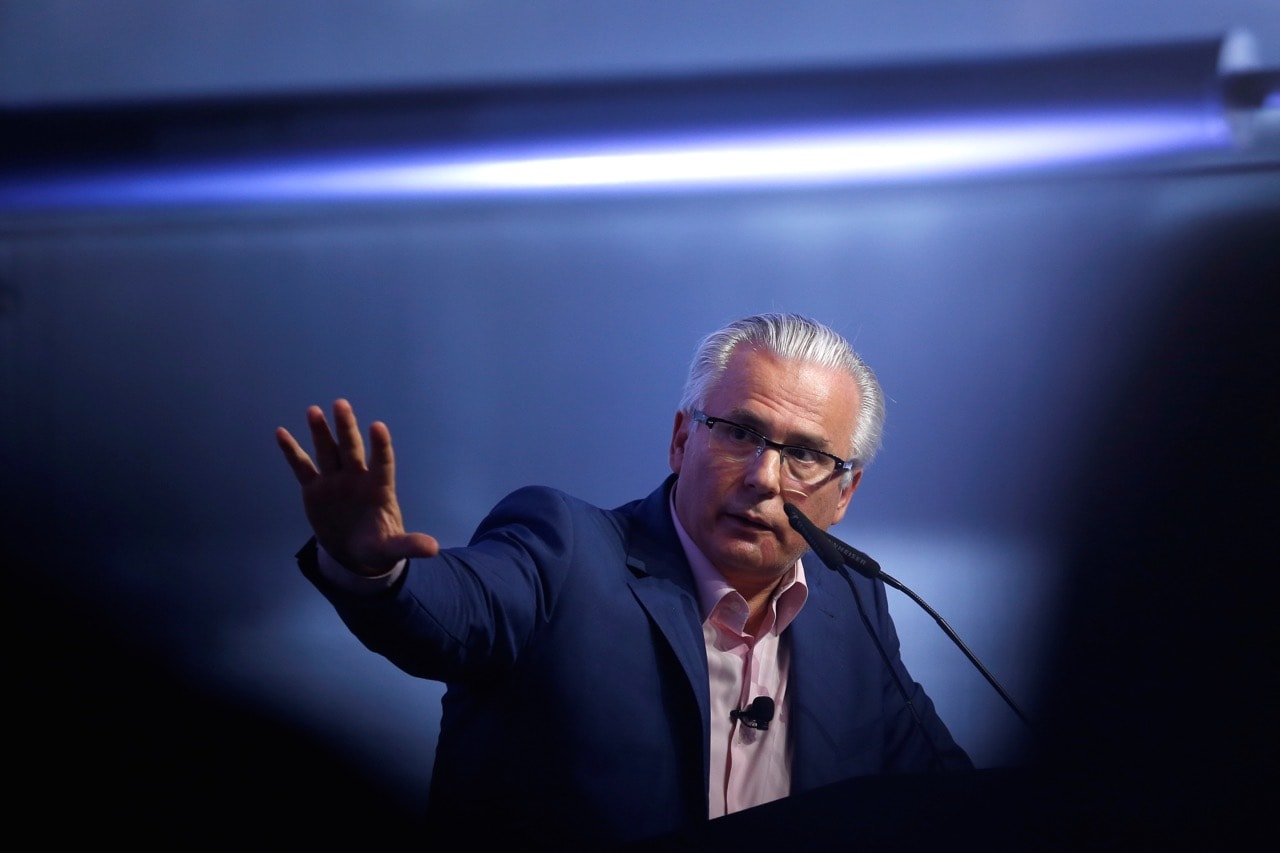 Baltasar Garzon takes part in the "Estoril Conferences - Global Challenges, Local Answers" event in Estoril, Portugal, 30 May 2017, REUTERS/Rafael Marchante