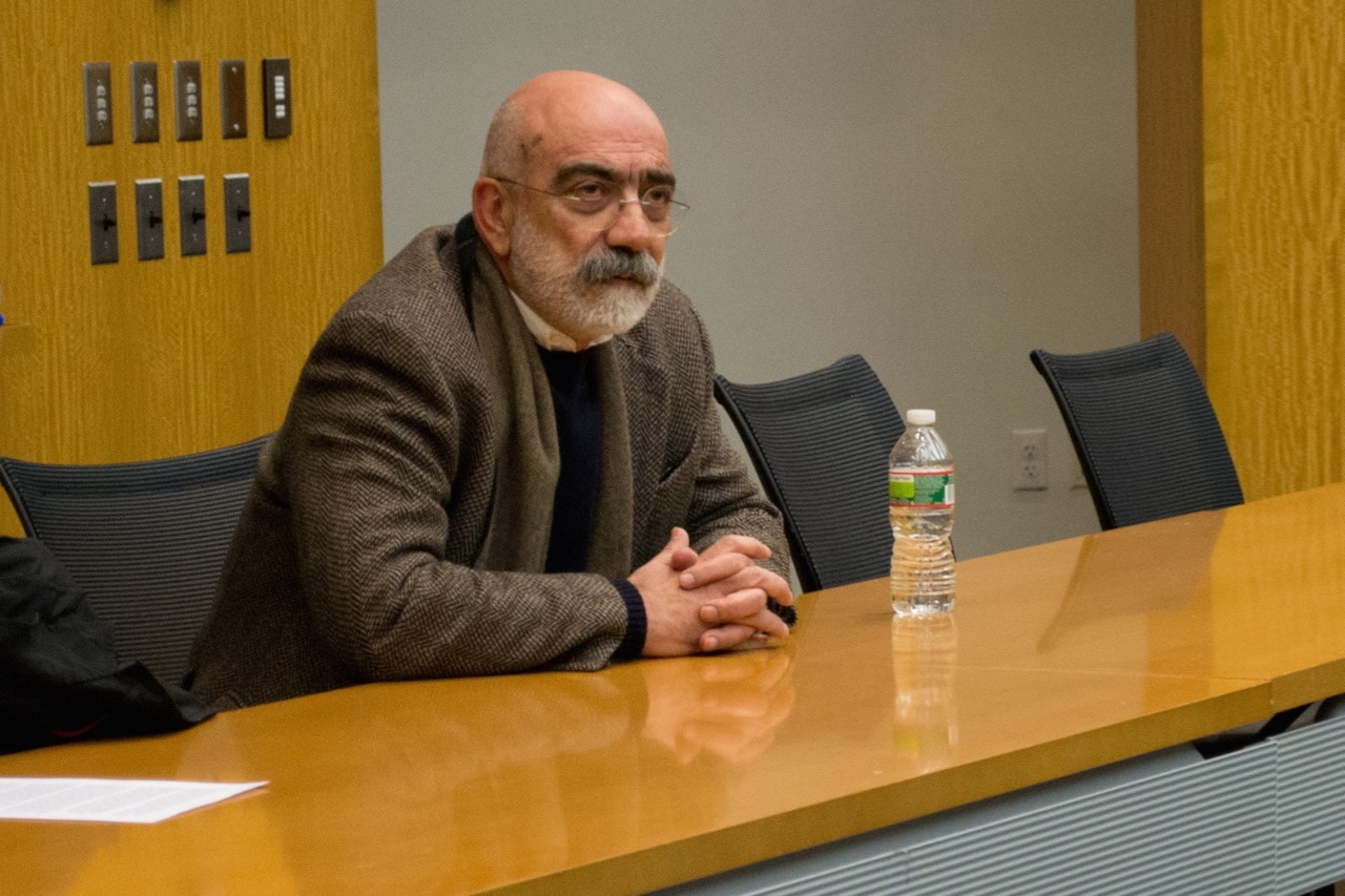 Ahmet Altan during a visit to Harvard University under the Kokkalis Program, 25 January 2012, Kokkalis Program via Flickr, Attribution-NonCommercial-ShareAlike 2.0 Generic (CC BY-NC-SA 2.0)