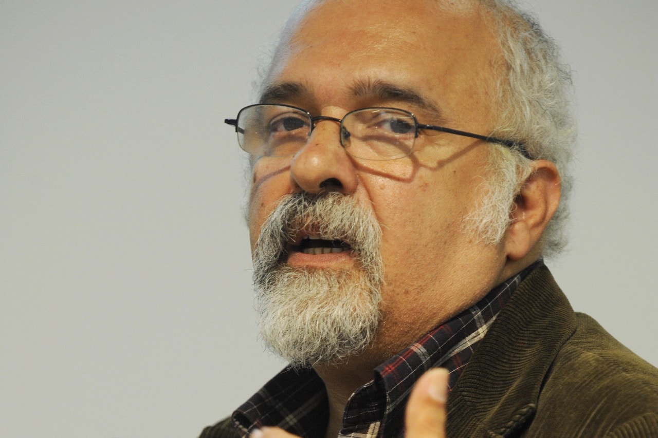 Turkish writer Ragip Zarakolu takes part in a discussion at the Frankfurt Book Fair, in Frankfurt, Germany, 15 October 2008, JOHN MACDOUGALL/AFP/Getty Images