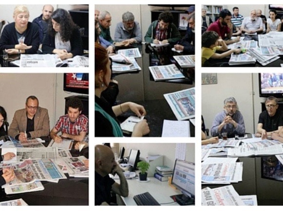 16 journalists participated in the “Co-Editorship-in-Chief” campaign launched by the Kurdish daily Özgür Gündem, Bianet/IFJ