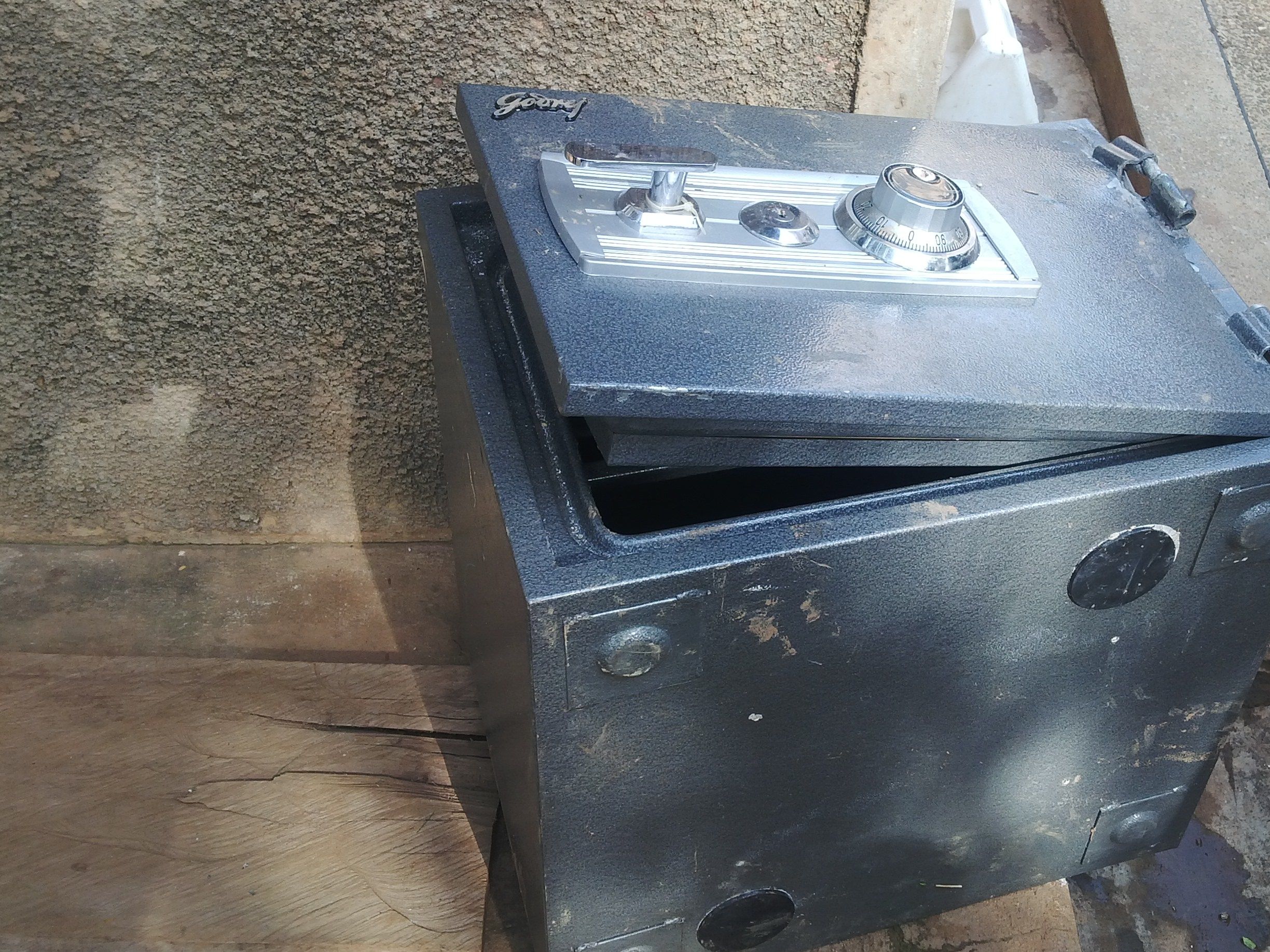 The safe box belonging to HRNJ-Uganda, HRNJ-Uganda